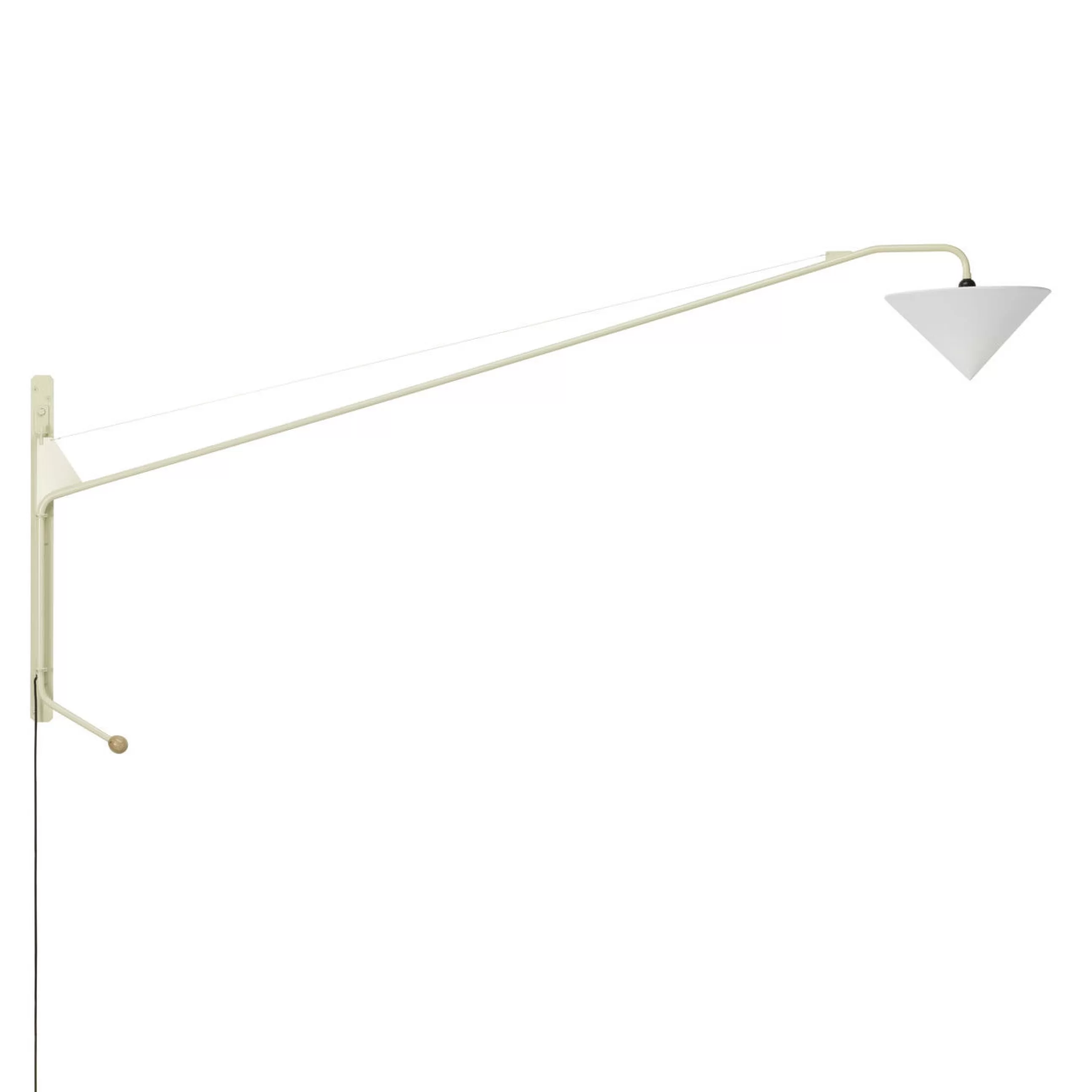 Ampoules Et Accessoires>Vitra Accessoire  Tissu / Abat-Jour Conique Pour Appliques Petite Potence & Potence - Blanc
