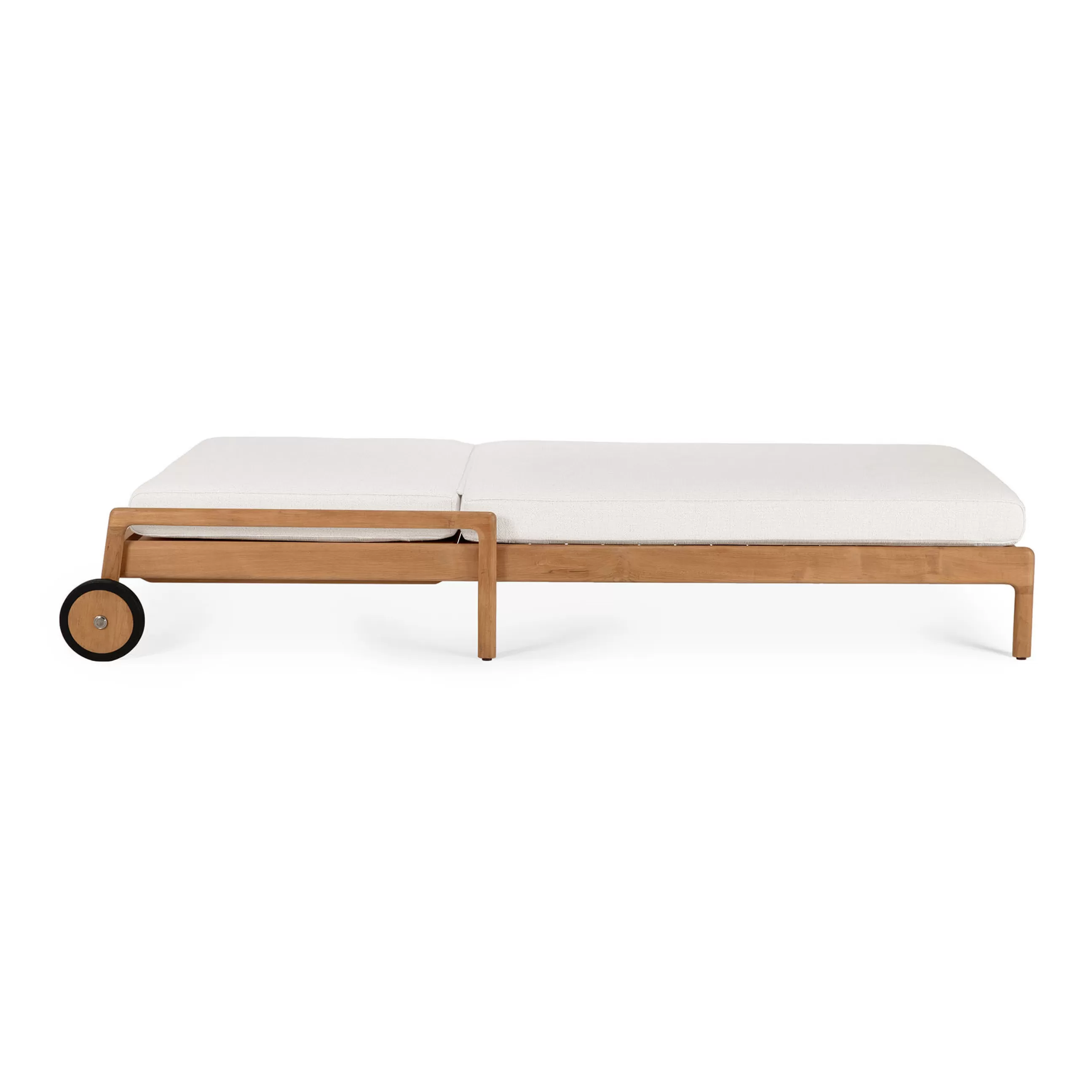 Bains De Soleil Chaises Longues Et Hamacs>Ethnicraft Accessoire  Tissu Blanc Beige / Matelas Outdoor Pour Bain De Soleil Jack - Blanc Casse