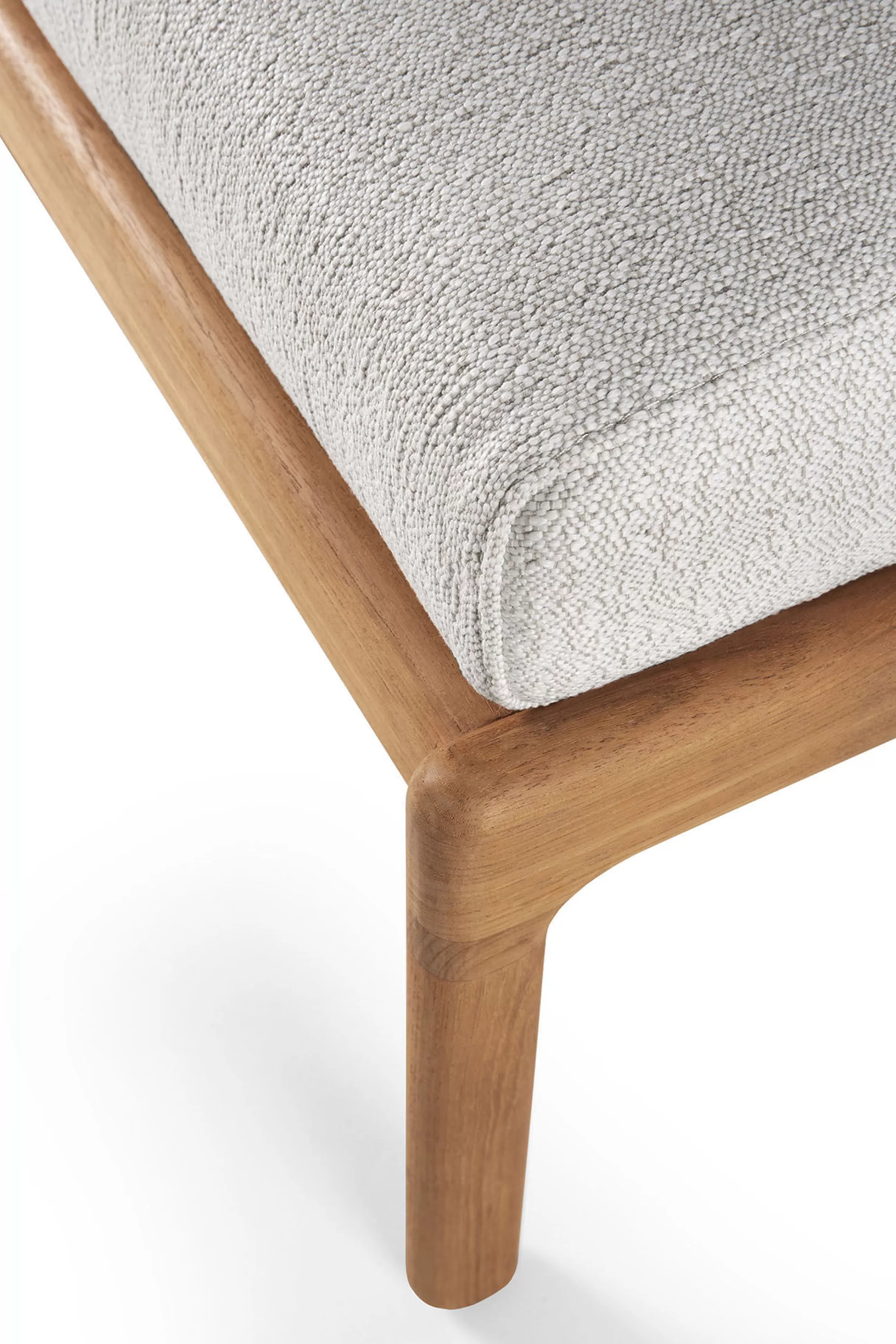 Bains De Soleil Chaises Longues Et Hamacs>Ethnicraft Accessoire  Tissu Blanc Beige / Matelas Outdoor Pour Bain De Soleil Jack - Blanc Casse