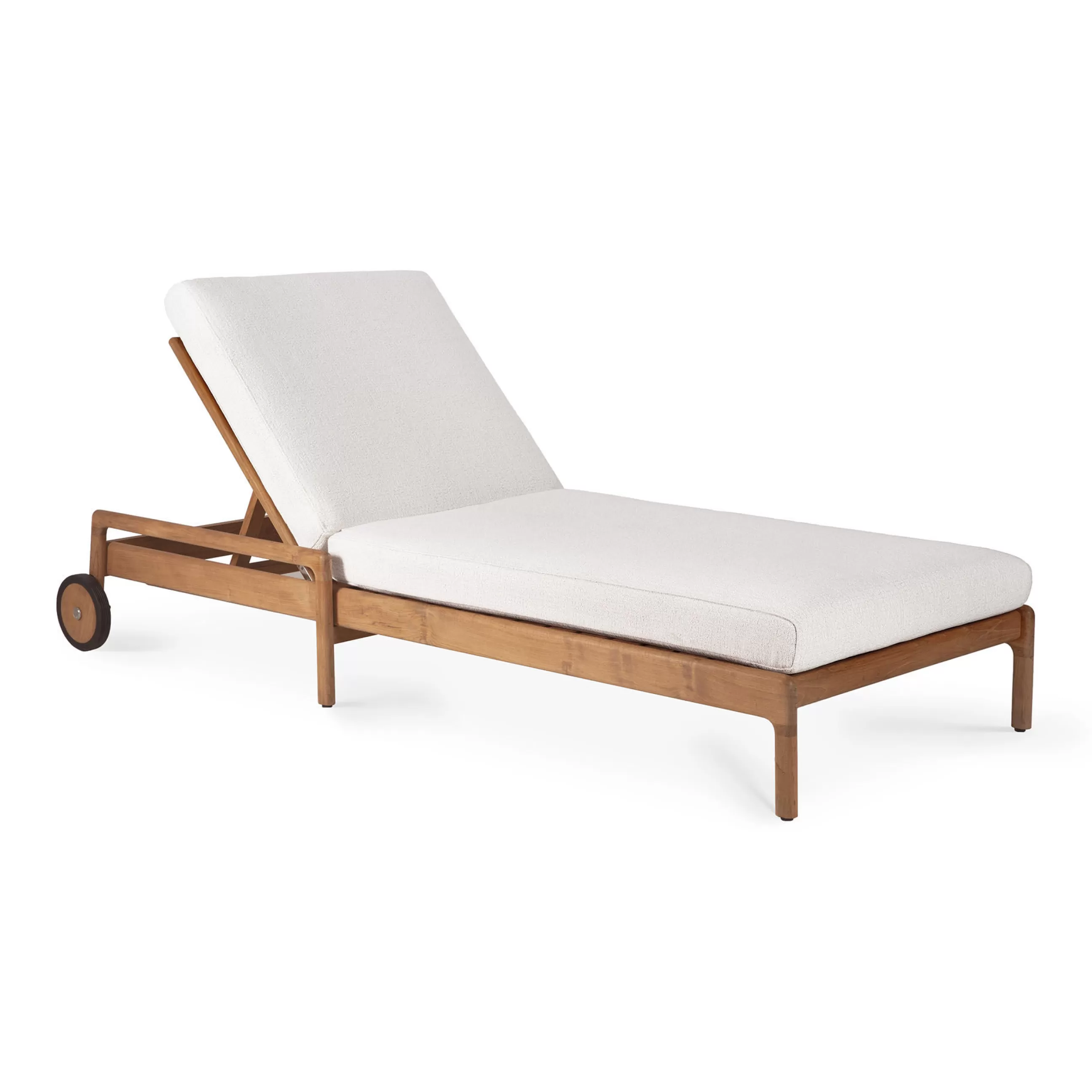Bains De Soleil Chaises Longues Et Hamacs>Ethnicraft Accessoire  Tissu Blanc Beige / Matelas Outdoor Pour Bain De Soleil Jack - Blanc Casse