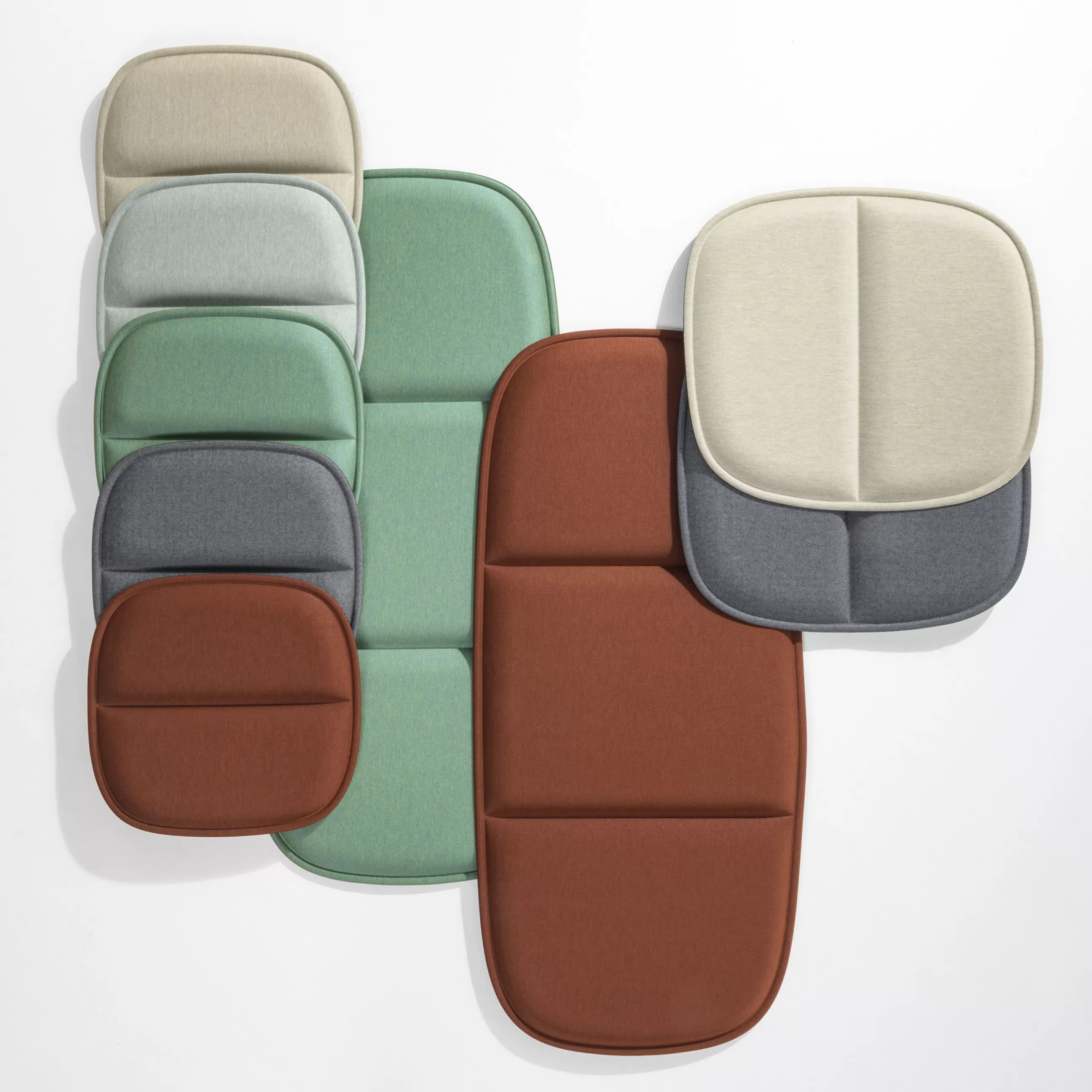 Chaises De Jardin>Kartell Accessoire  Tissu Vert / Coussin Assise Pour Fauteuil Hiray - Recycle - Vert Fonce