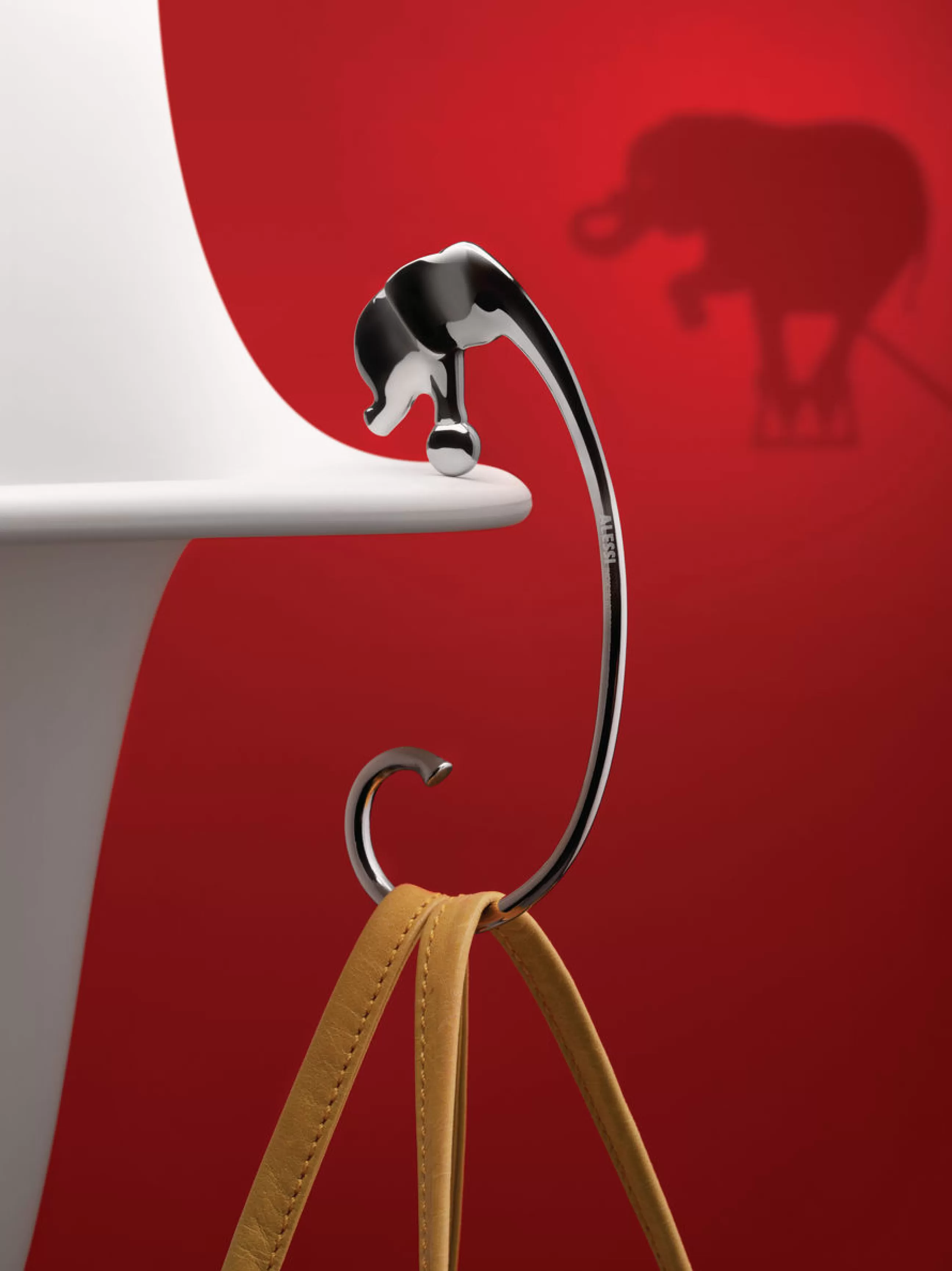 Bijoux Porte Cles>Alessi Accroche-Sac Jumbo Metal - Acier