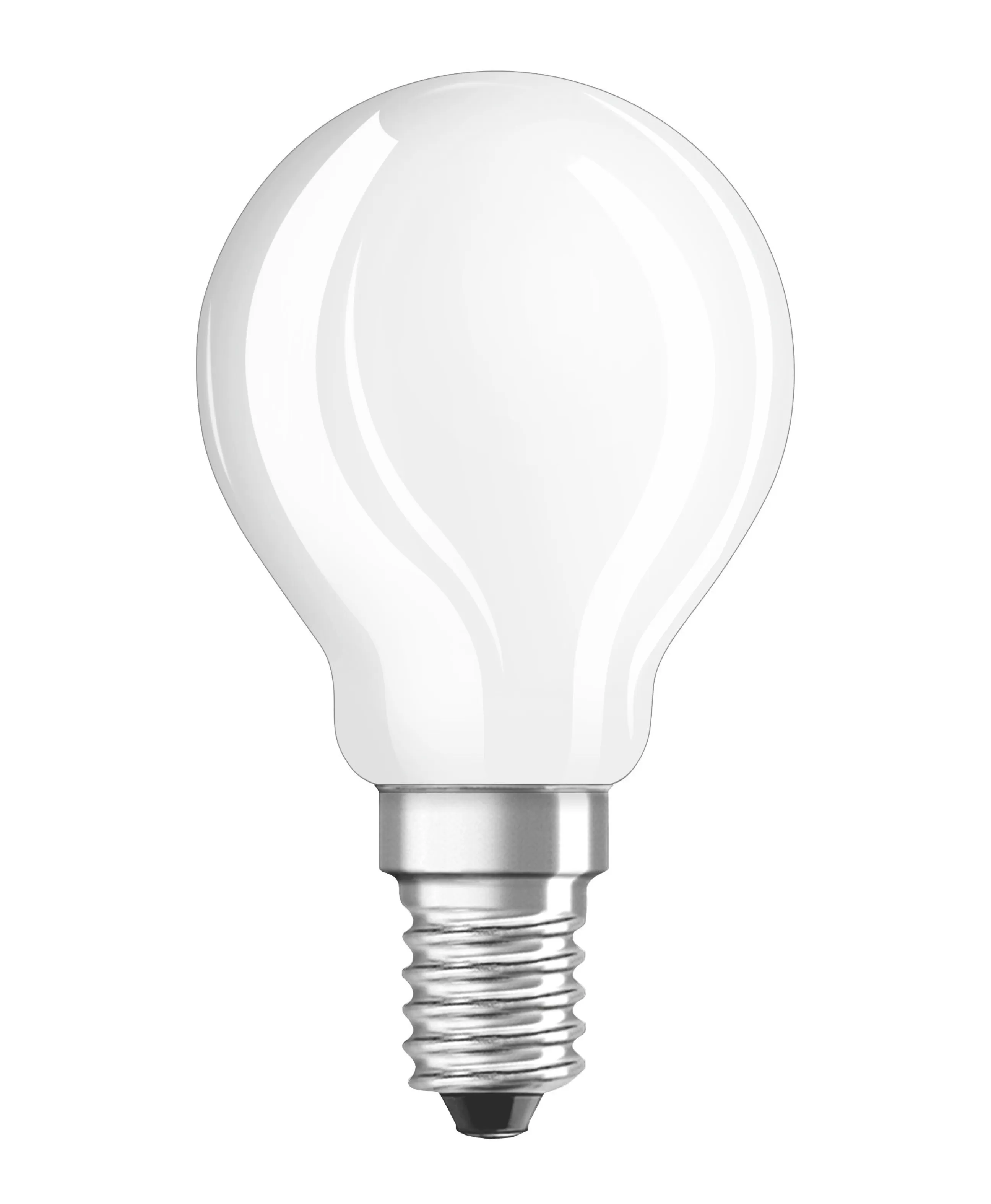Ampoules Et Accessoires>Osram Ampoule Led E14  Verre / Spherique Depolie - 4,5W=40W (2700K, Chaud) - Blanc