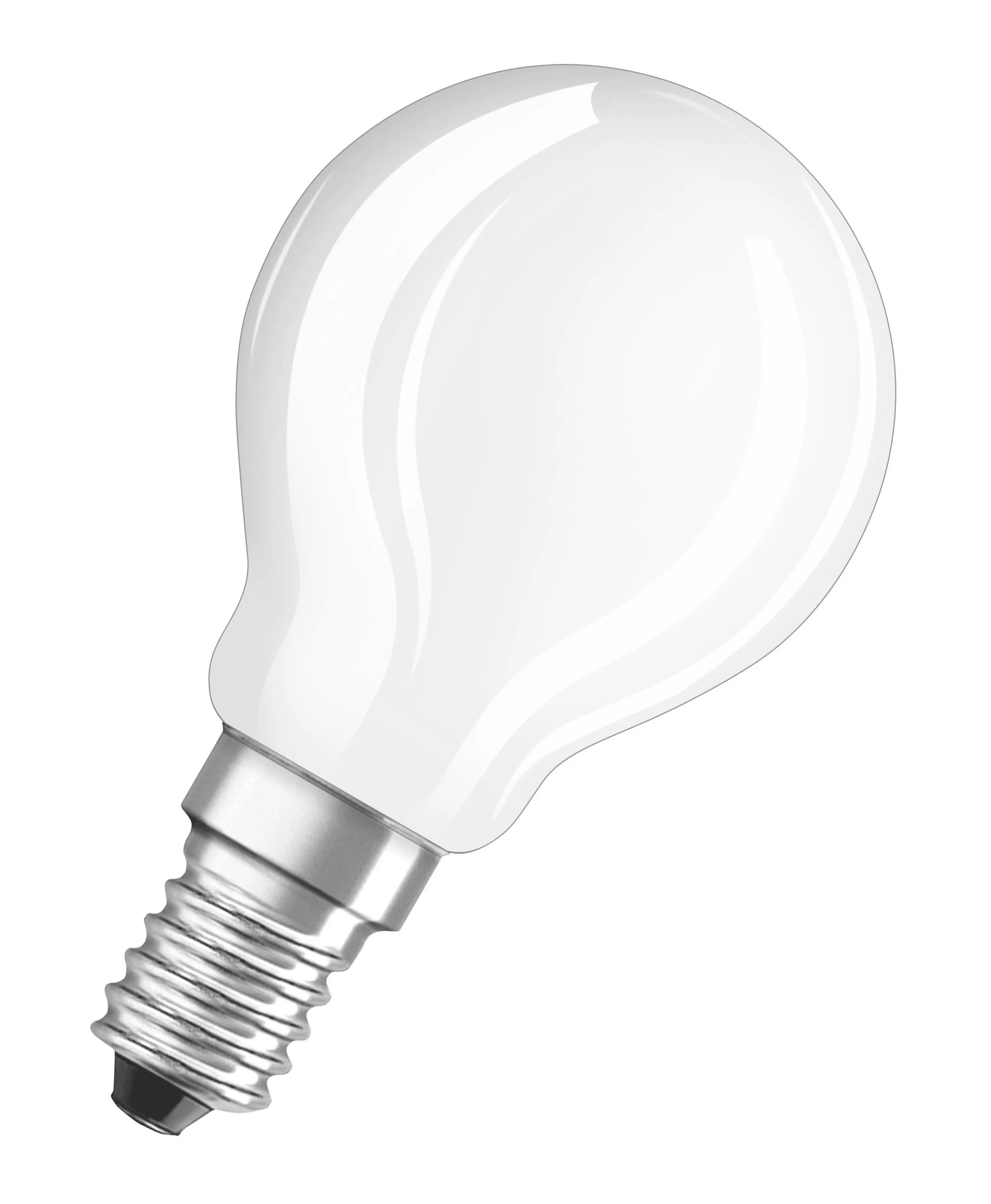 Ampoules Et Accessoires>Osram Ampoule Led E14  Verre / Spherique Depolie - 4,5W=40W (2700K, Chaud) - Blanc