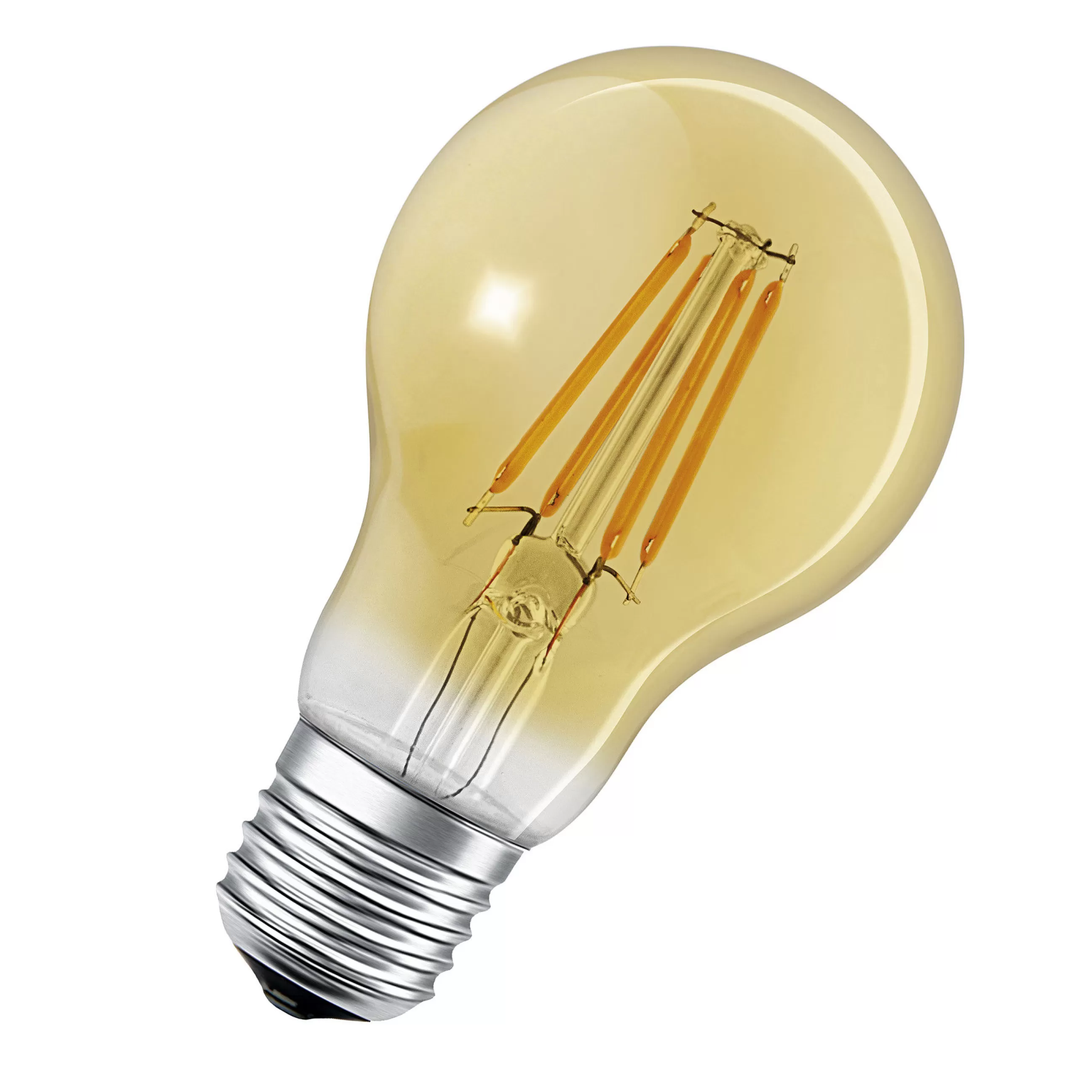 Ampoules Et Accessoires>Ledvance Ampoule Led E27 Connectee / Smart+ Verre Or / Filaments Standard - 6W = 60W / Bluetooth - Variable - Or Ambre