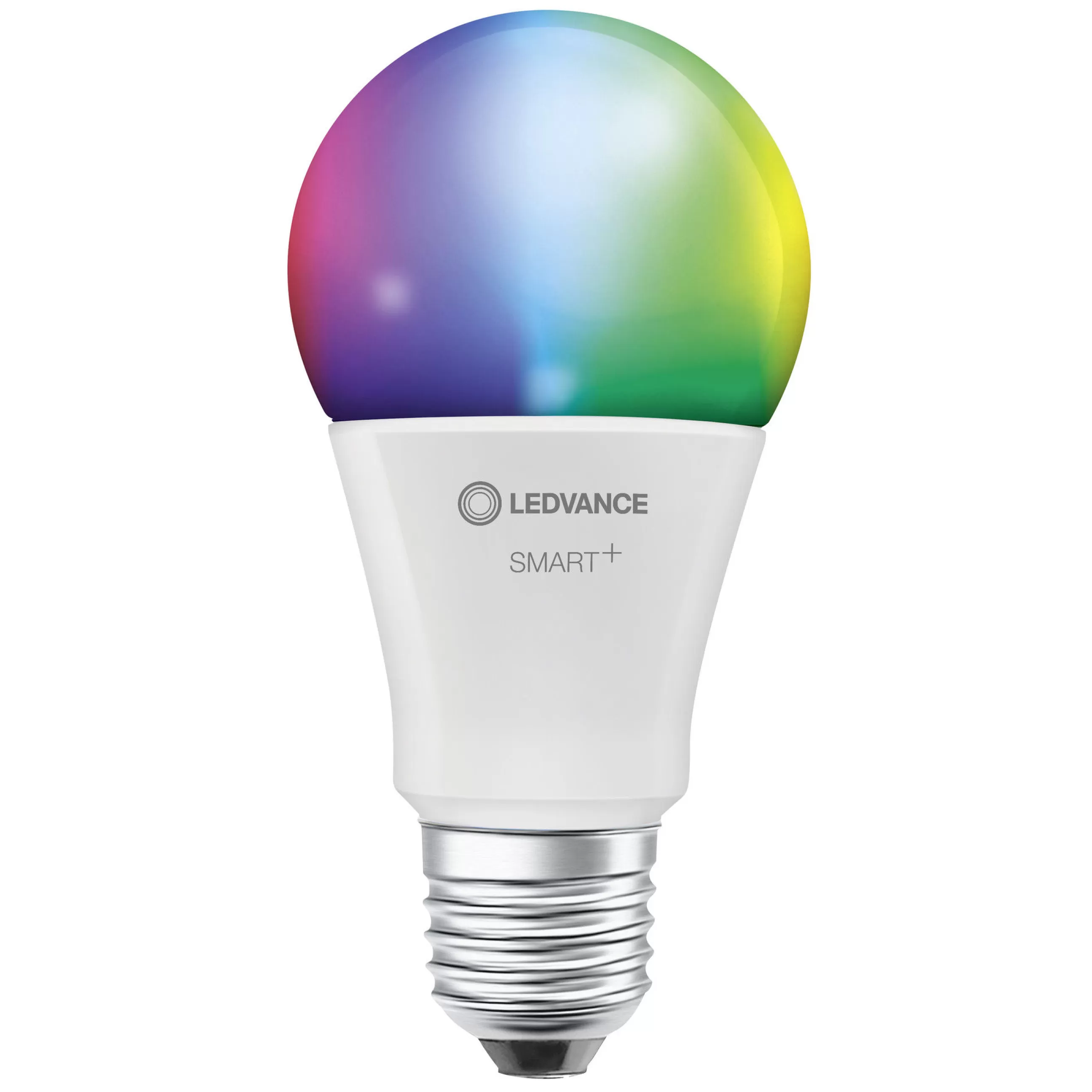 Ampoules Et Accessoires>Ledvance Ampoule Led E27 Connectee Smart+ Plastique Blanc / Standard - Multicolore Rgbw / 9,5W = 75W - Wifi / Variable - Depoli