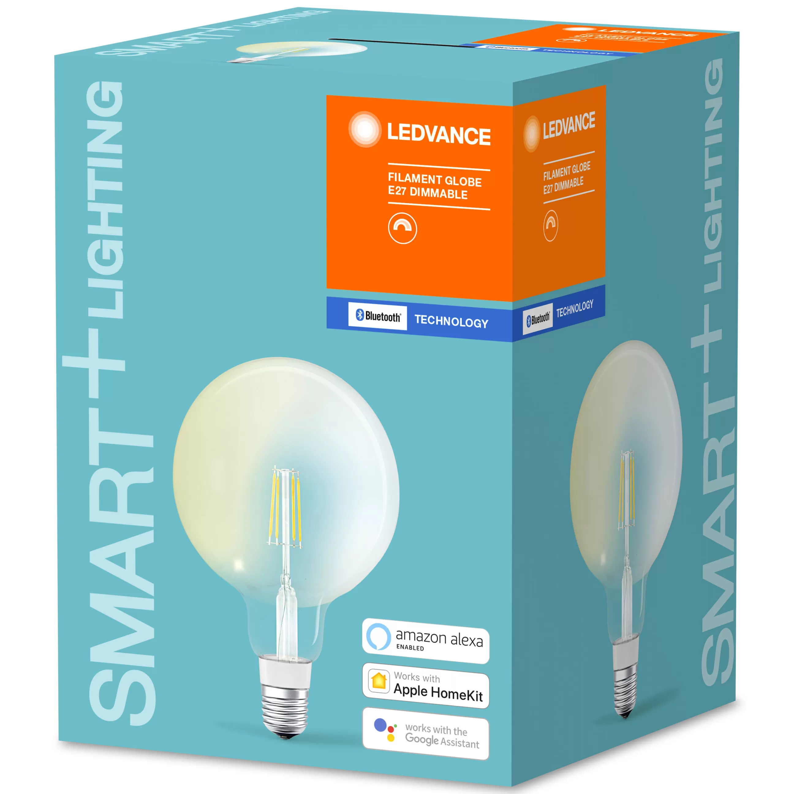 Ampoules Et Accessoires>Ledvance Ampoule Led E27 Connectee  Verre/ Smart+ - Filaments Globe - 5,5W=50W - Transparent