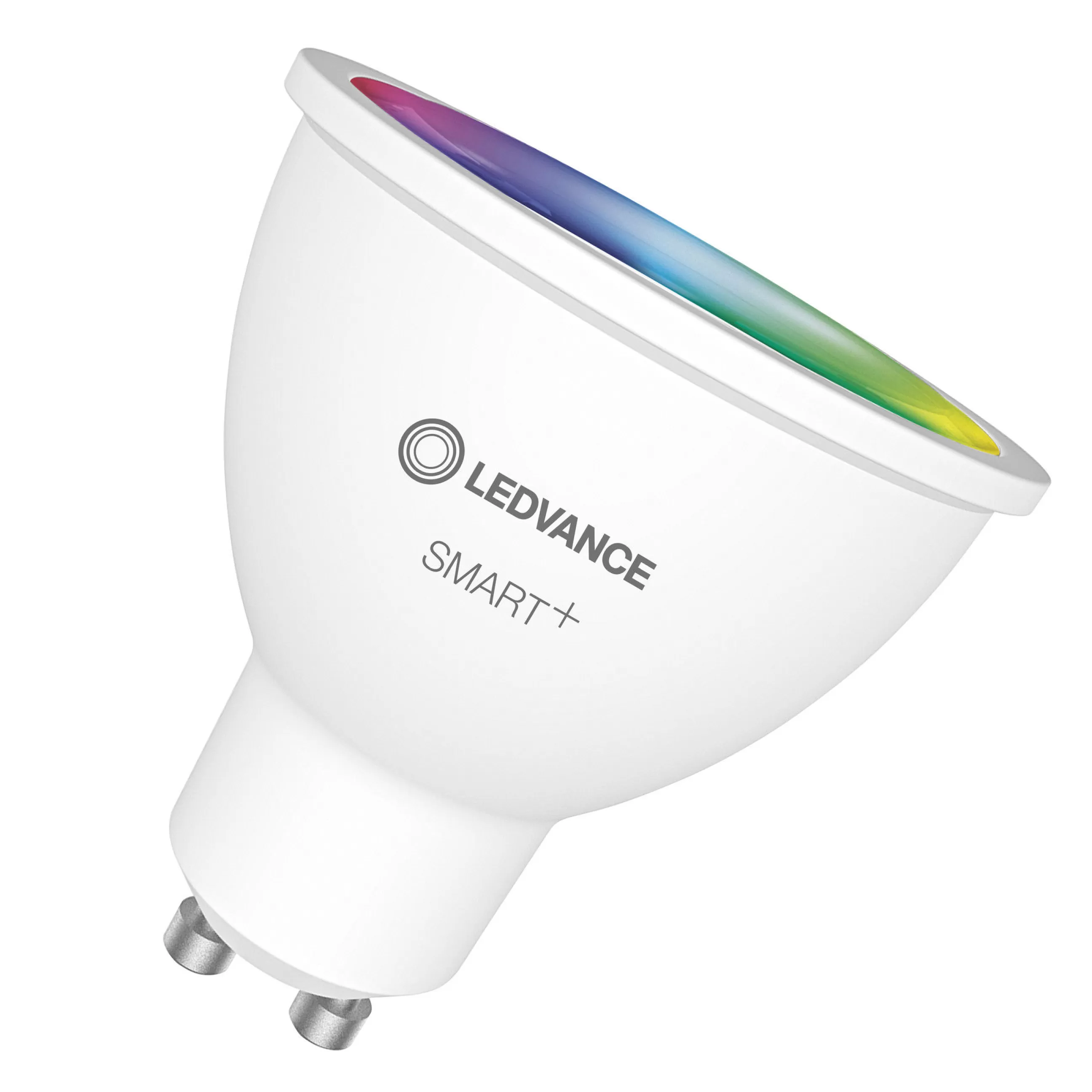 Ampoules Et Accessoires>Ledvance Ampoule Led Gu10 Smart+ Verre/ Spot 45° - Multicolore Rgbw / 4,9W=50W - Wifi / Variable - Transparent