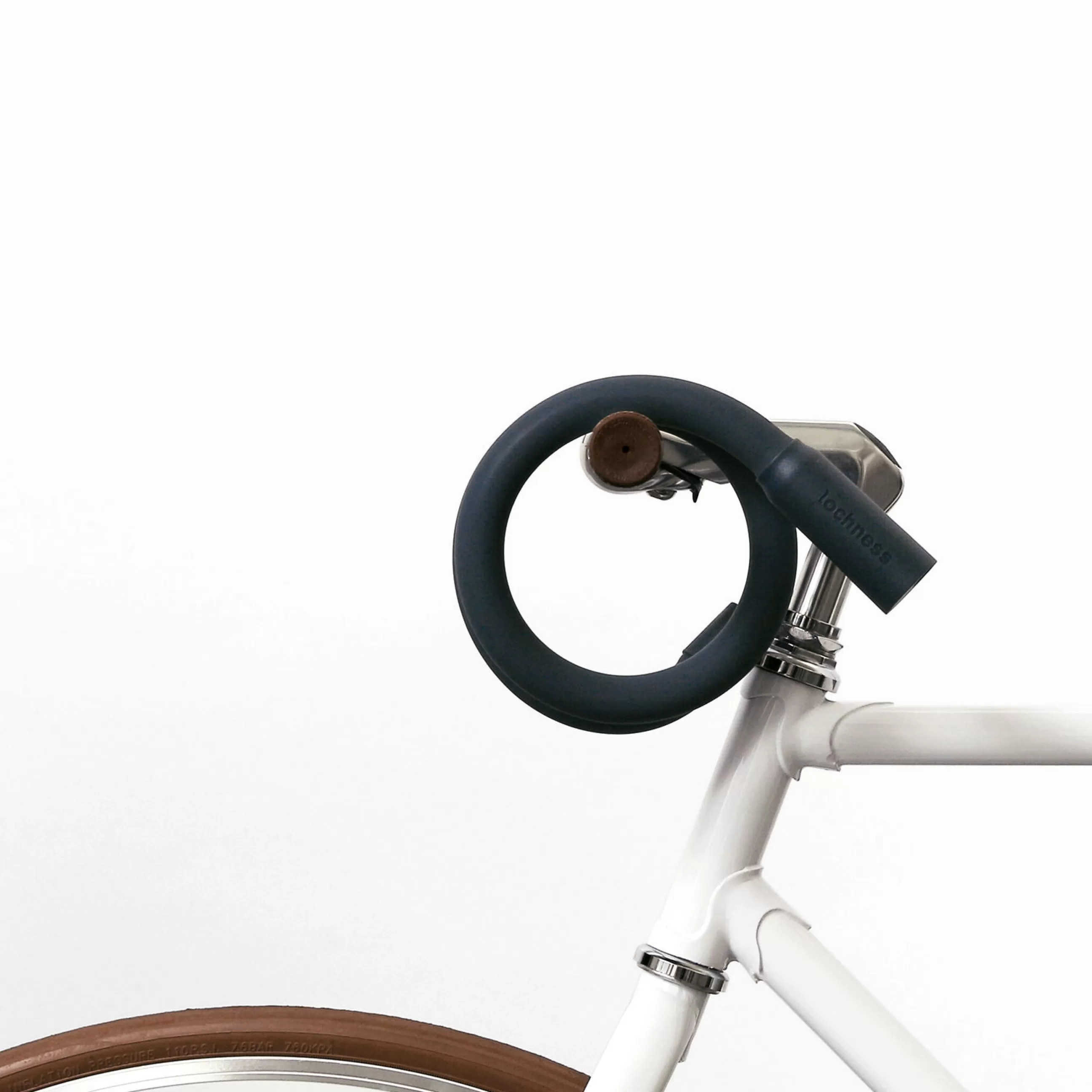 Jeux Et Loisirs>Palomar Antivol Pour Velo Lochness Plastique Beige / Flexible - L 82,5 Cm - Ivoire