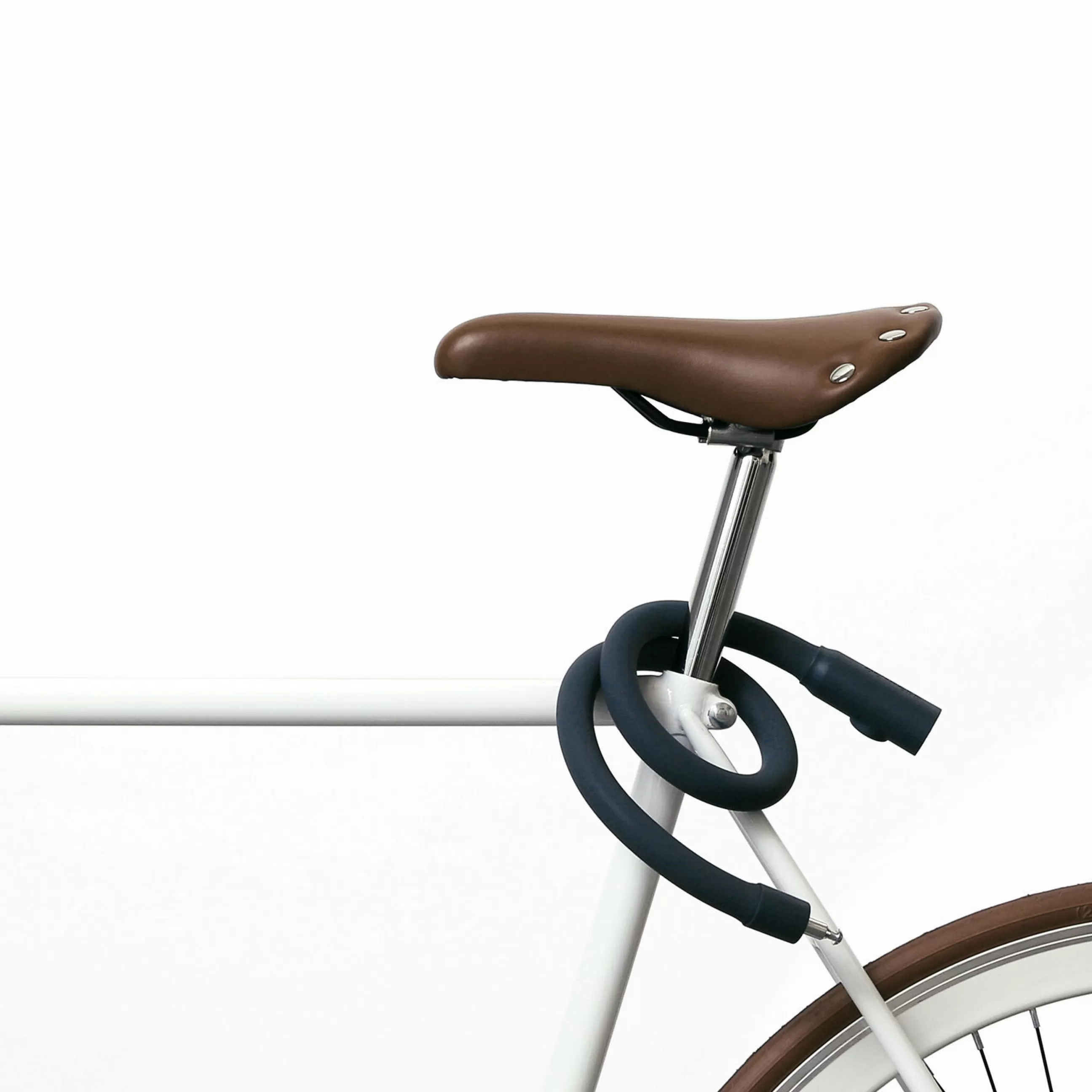 Jeux Et Loisirs>Palomar Antivol Pour Velo Lochness Plastique Beige / Flexible - L 82,5 Cm - Ivoire