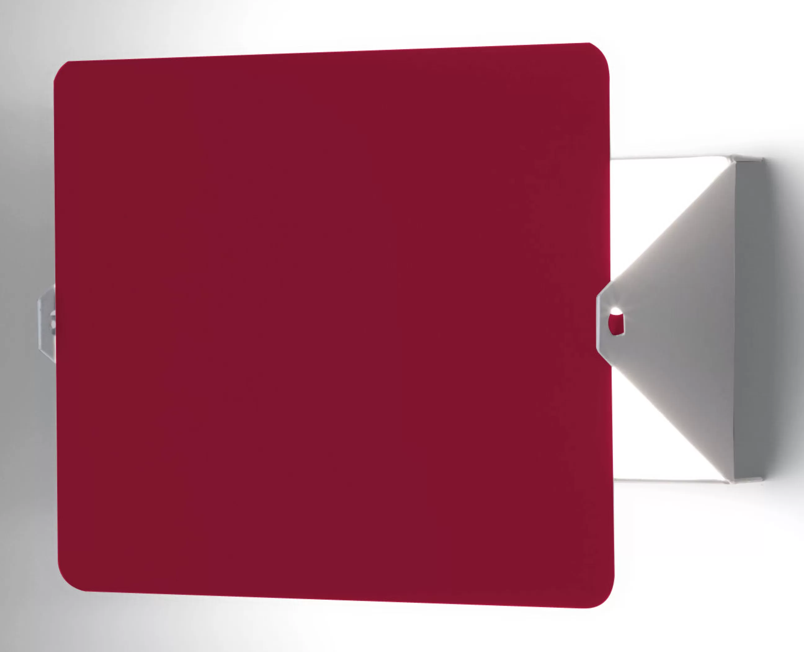 Led>Nemo Applique Avec Prise  Metala Volet Pivotant E14 / Charlotte Perriand, 1962 - Blanc - Rouge