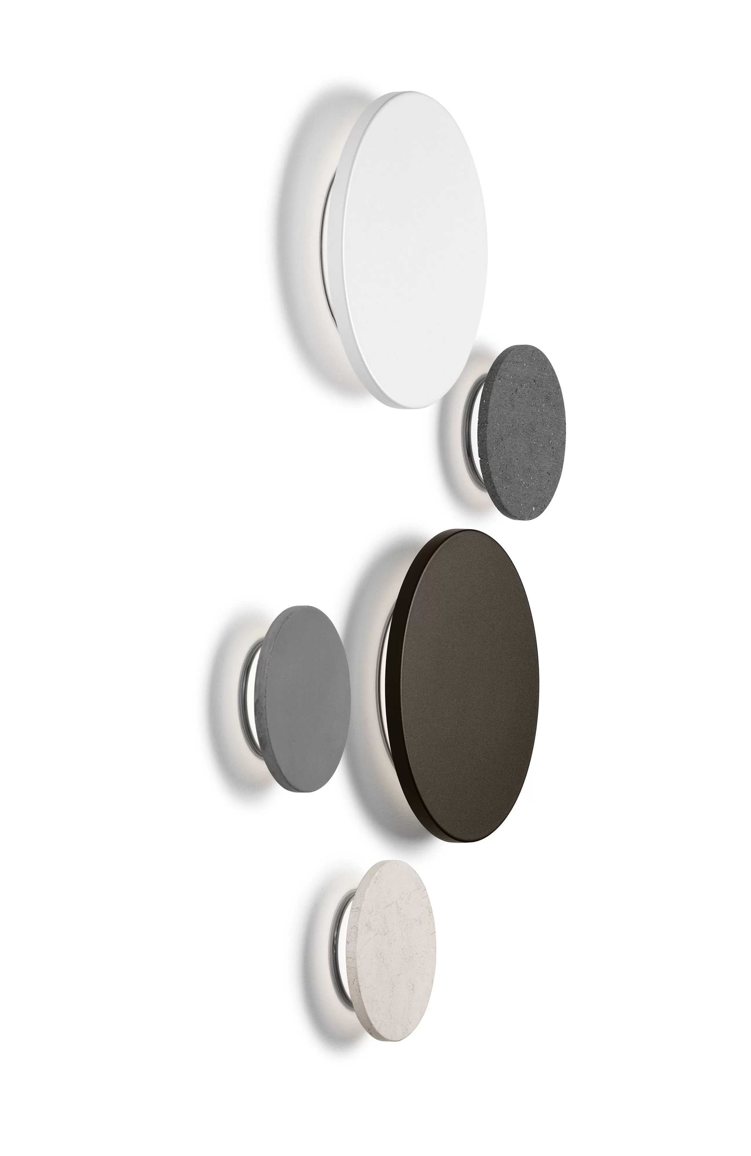 Luminaires De Salle De Bains>Flos Applique D'extérieur Camouflage Led Pierre Gris Ciment Gris / O 14 Cm - Beton