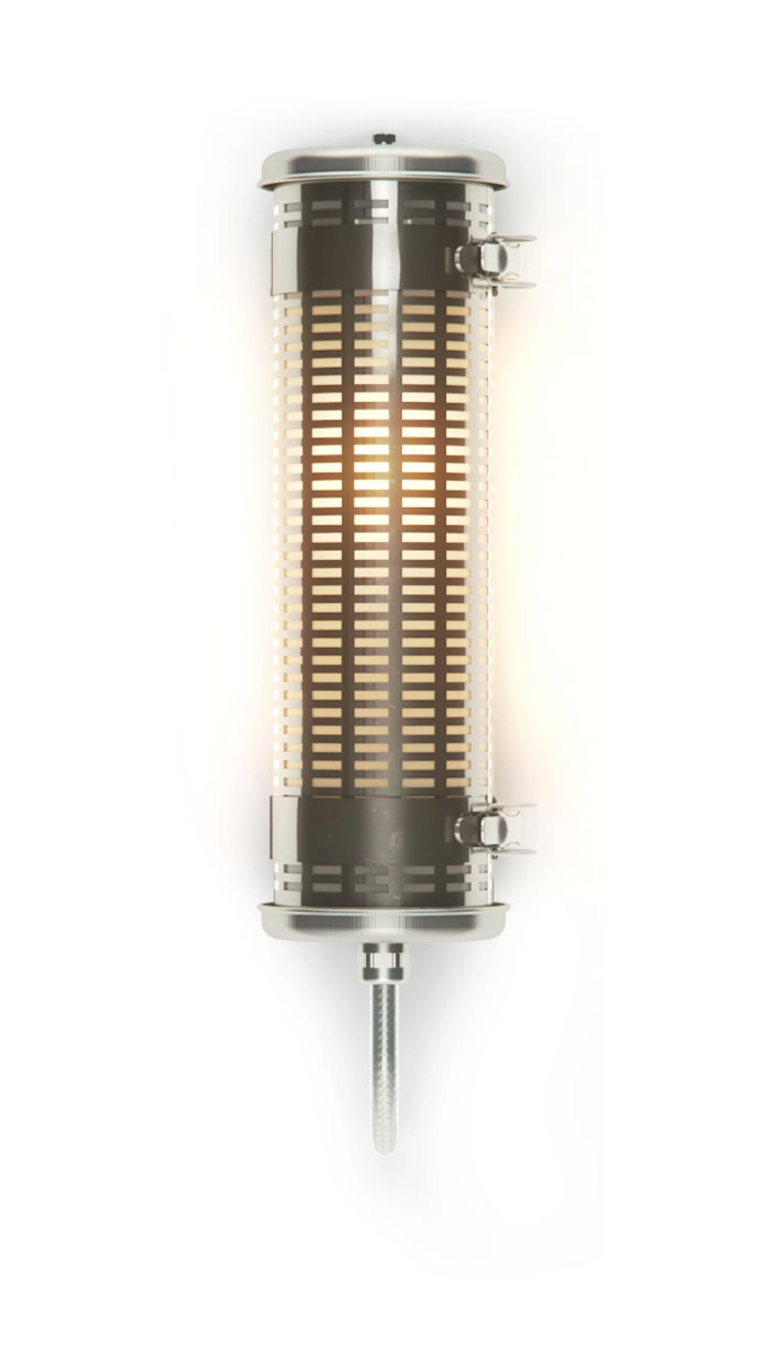 Luminaires De Salle De Bains>SAMMODE STUDIO Applique D'extérieur Gude Argent Metal Metal / L 36 Cm - Acier - Transparent
