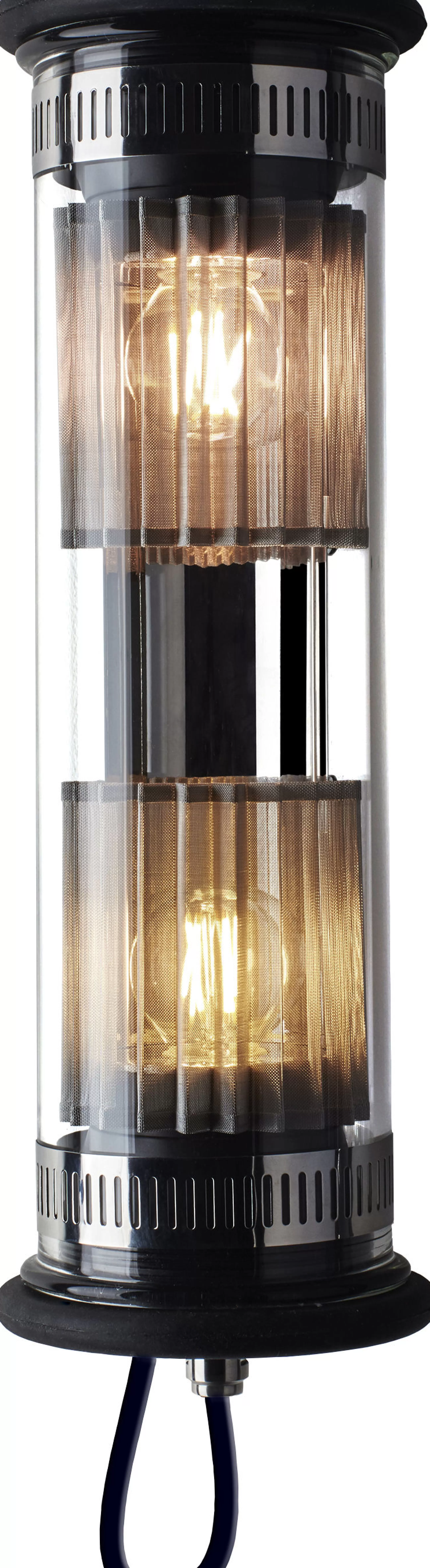 Luminaires De Salle De Bains>DCW editions Applique D'extérieur In The Tube 100-350 Verre Metal Verre & Metal/ L 37 Cm - Argent - Transparent