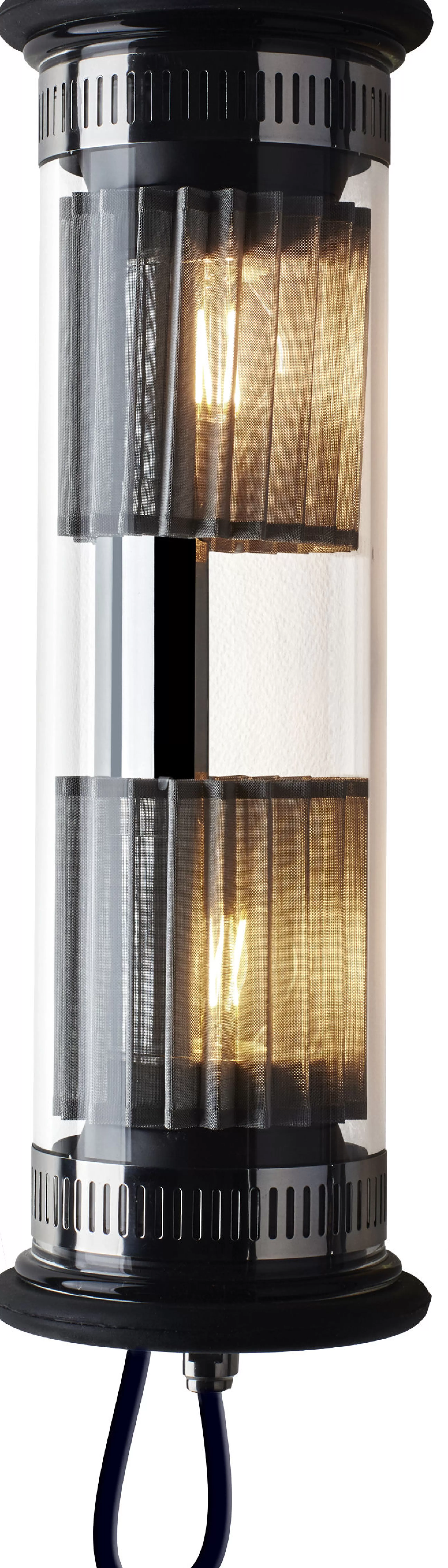 Luminaires De Salle De Bains>DCW editions Applique D'extérieur In The Tube 100-350 Verre Metal Verre & Metal/ L 37 Cm - Argent - Transparent