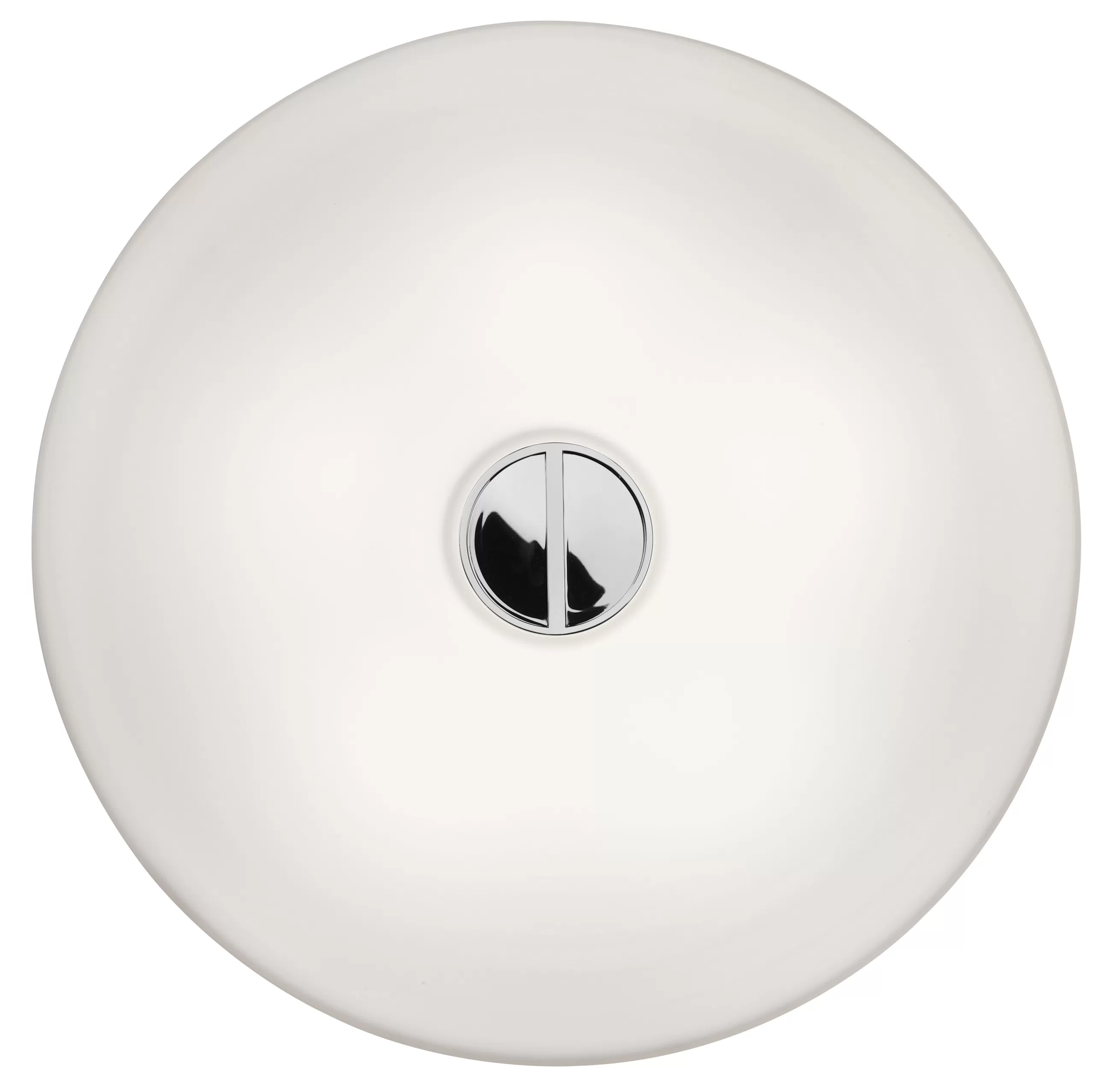 Luminaires De Salle De Bains>Flos Applique D'extérieur Mini Button Outdoor Plastiqueplastique/ Plafonnier - O 14 Cm - Blanc