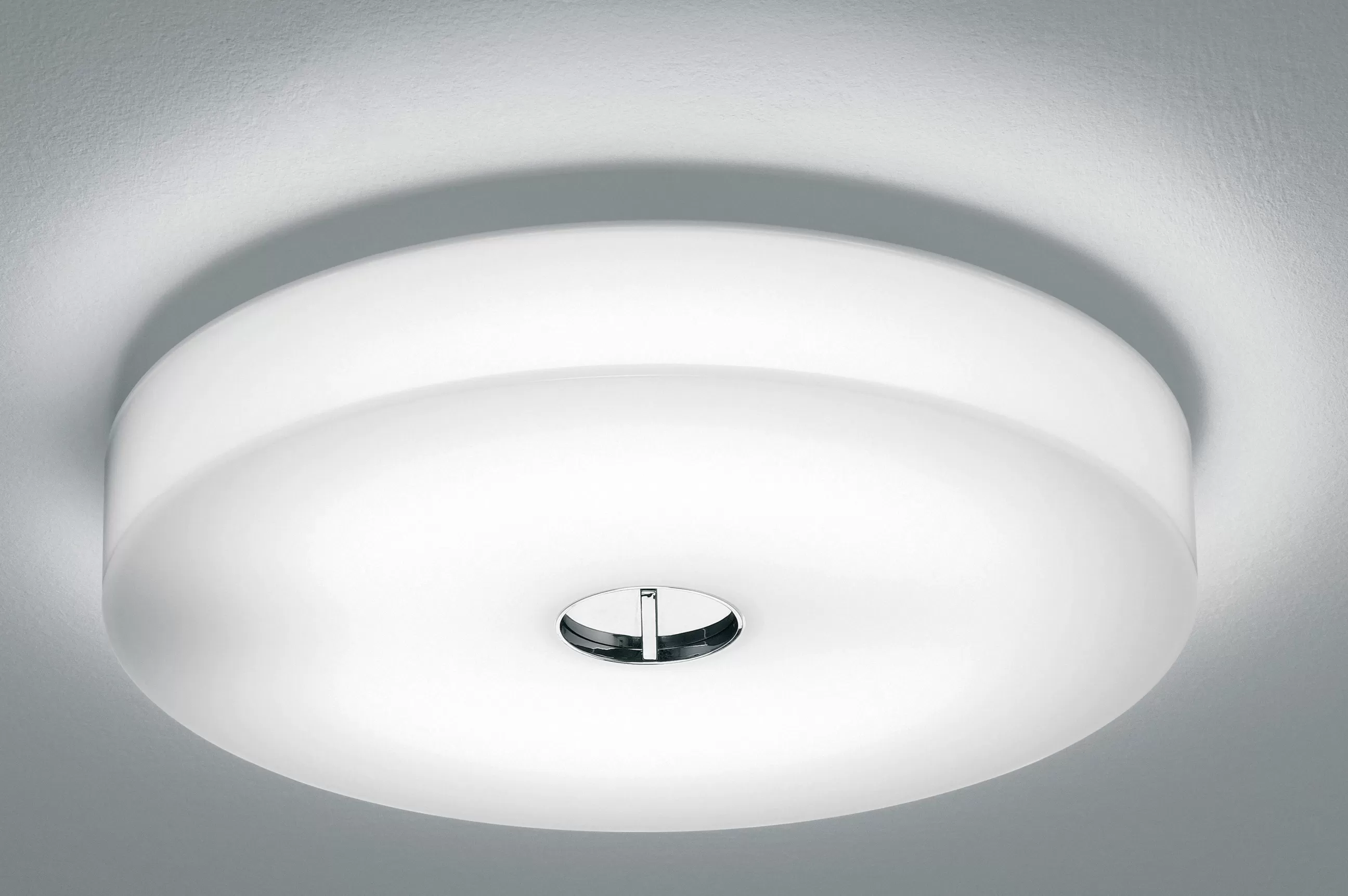 Luminaires De Salle De Bains>Flos Applique D'extérieur Mini Button Outdoor Plastiqueplastique/ Plafonnier - O 14 Cm - Blanc