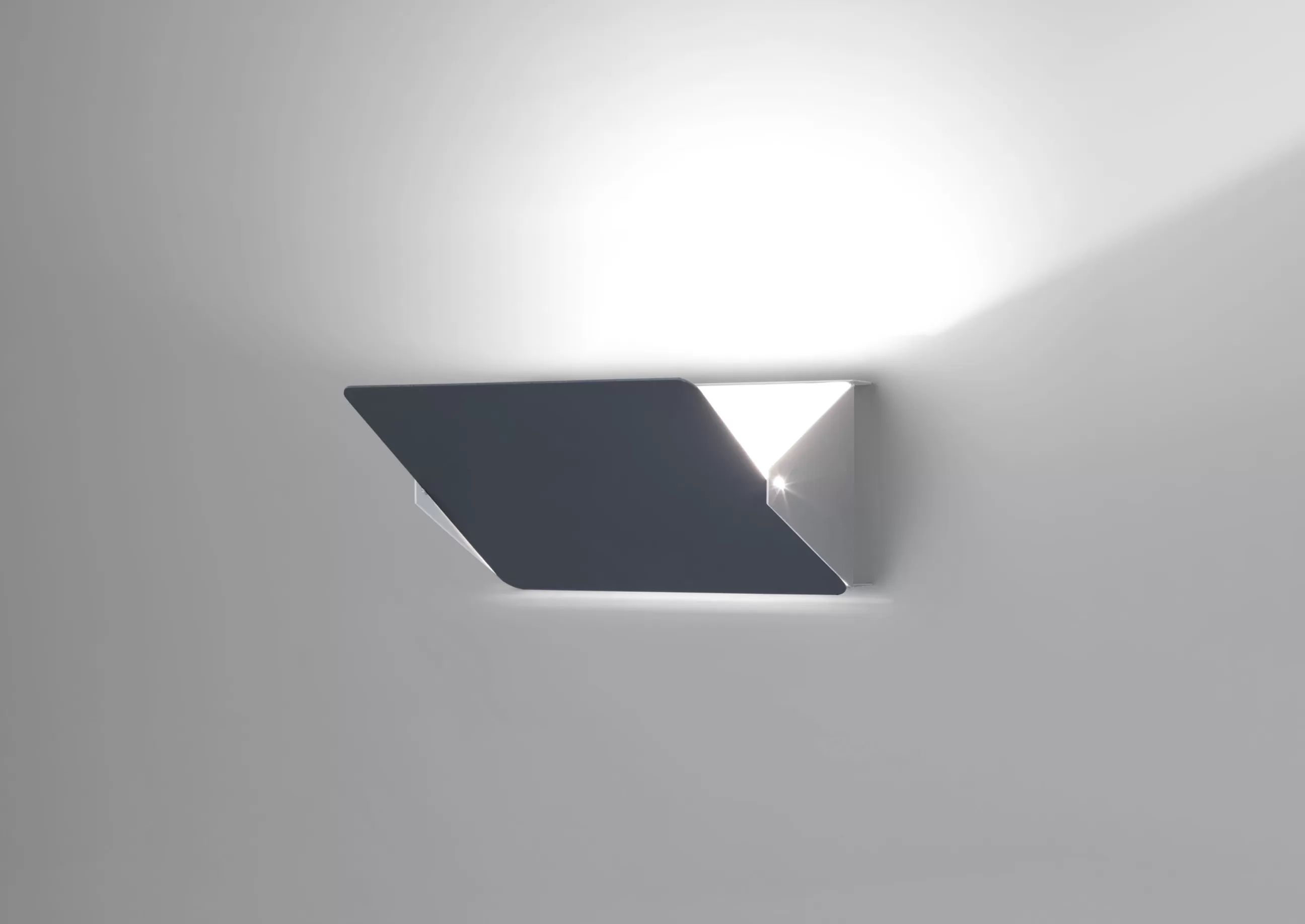 Luminaires Iconiques>Nemo Applique  Metala Volet Pivotant Led /Charlotte Perriand, 1962 - Blanc - Noir