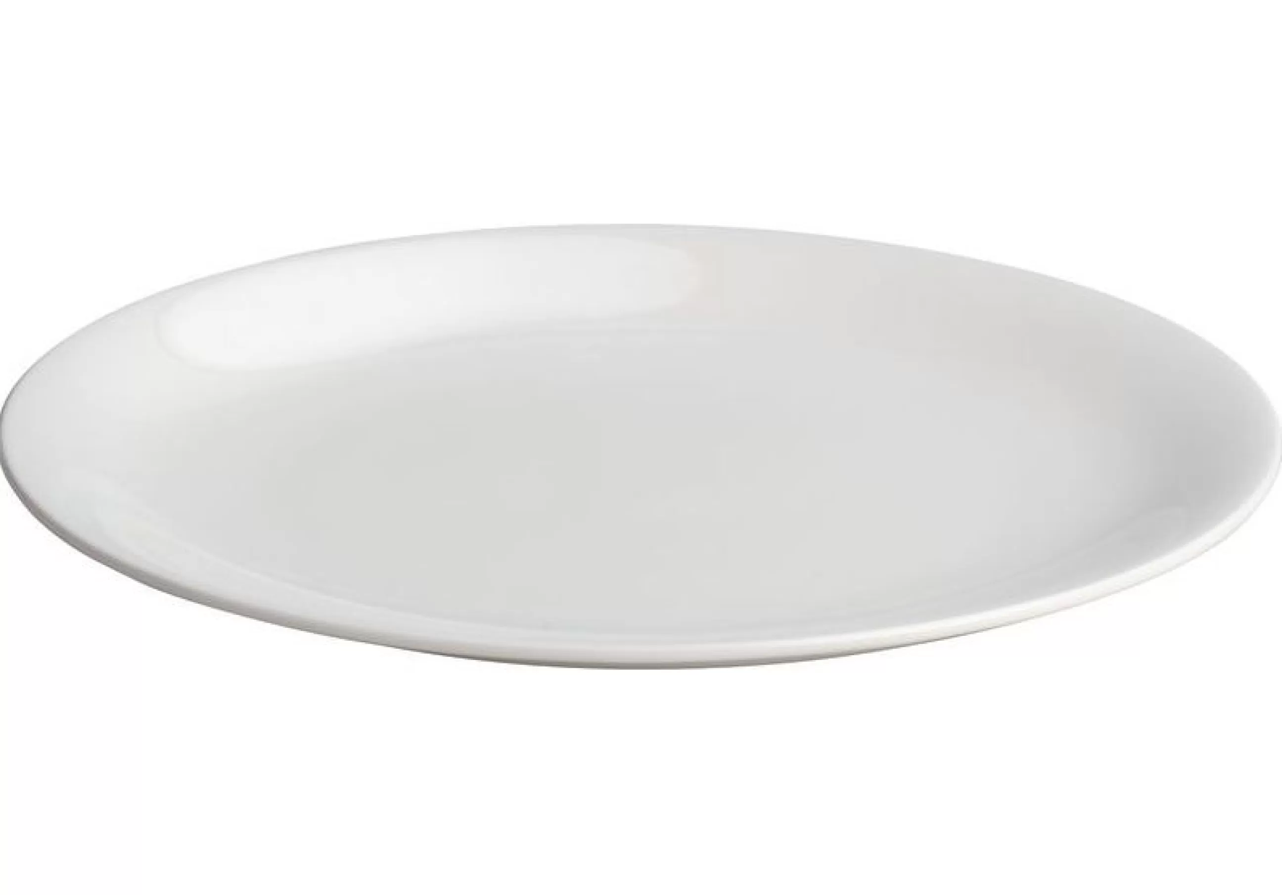 Assiettes>Alessi Assiette A Dessert All-Time Ceramique O 20 Cm - Blanc