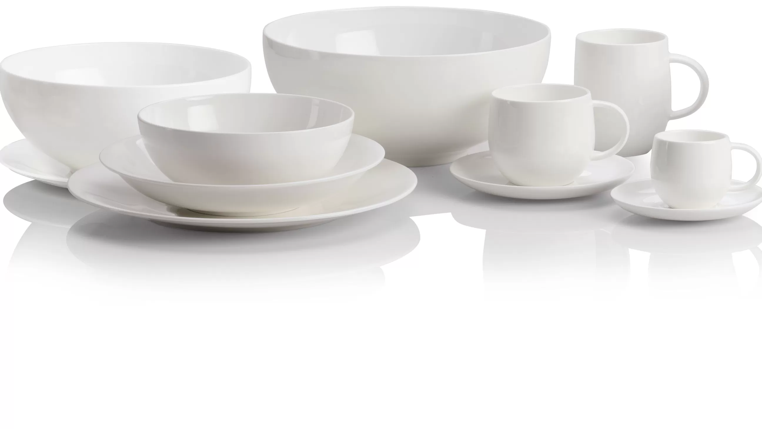 Assiettes>Alessi Assiette A Dessert All-Time Ceramique O 20 Cm - Blanc