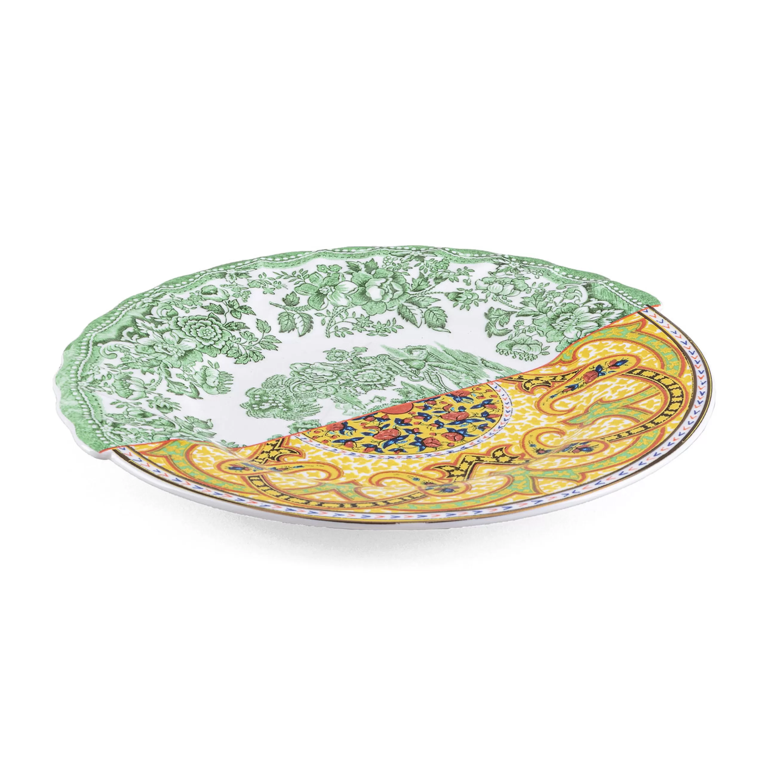 Assiettes>Seletti Assiette A Dessert Hybrid Ceramique / O 20 Cm - Multicolore