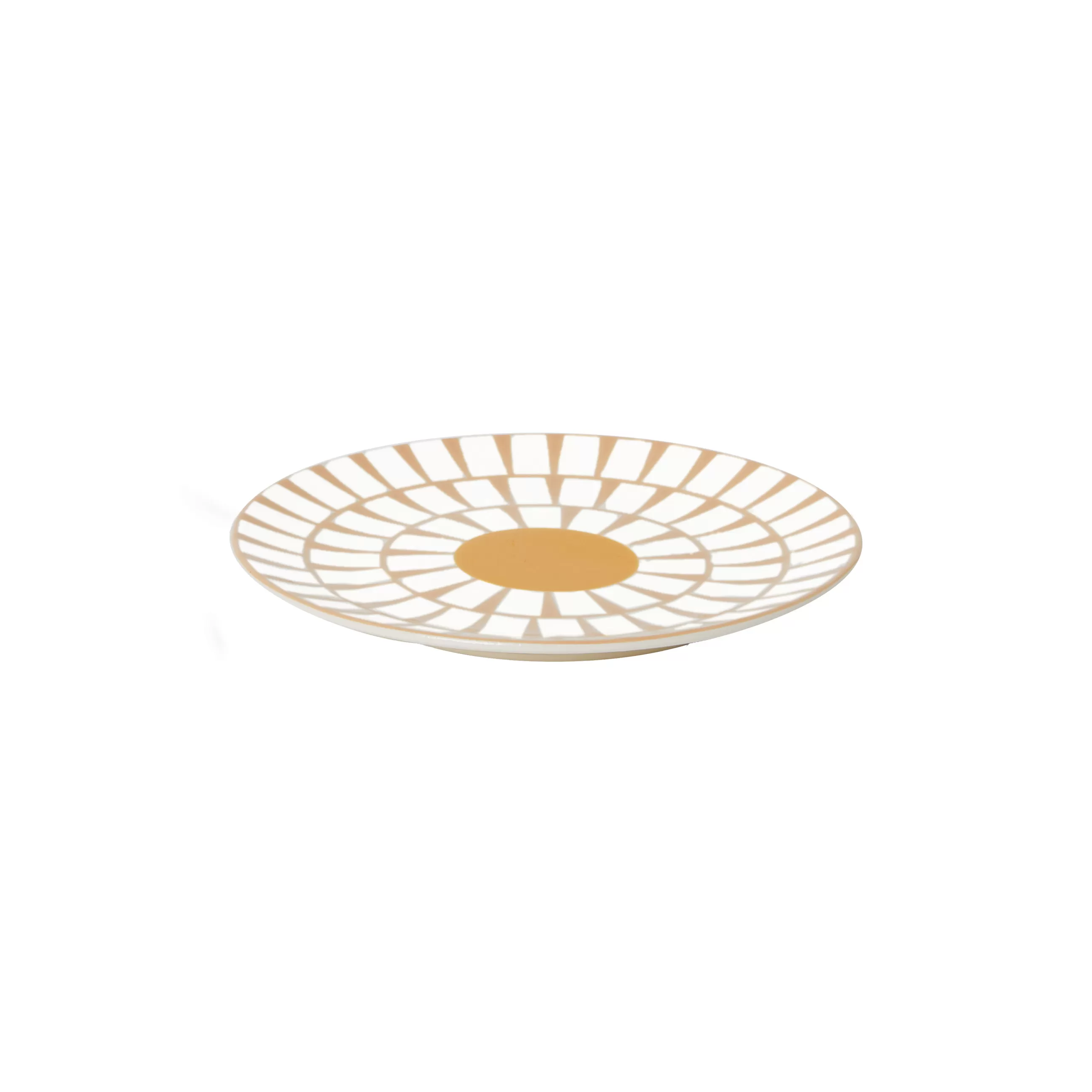 Assiettes>Maison Sarah Lavoine Assiette A Dessert Soleil Ceramique Orange / O 21 Cm - Safran