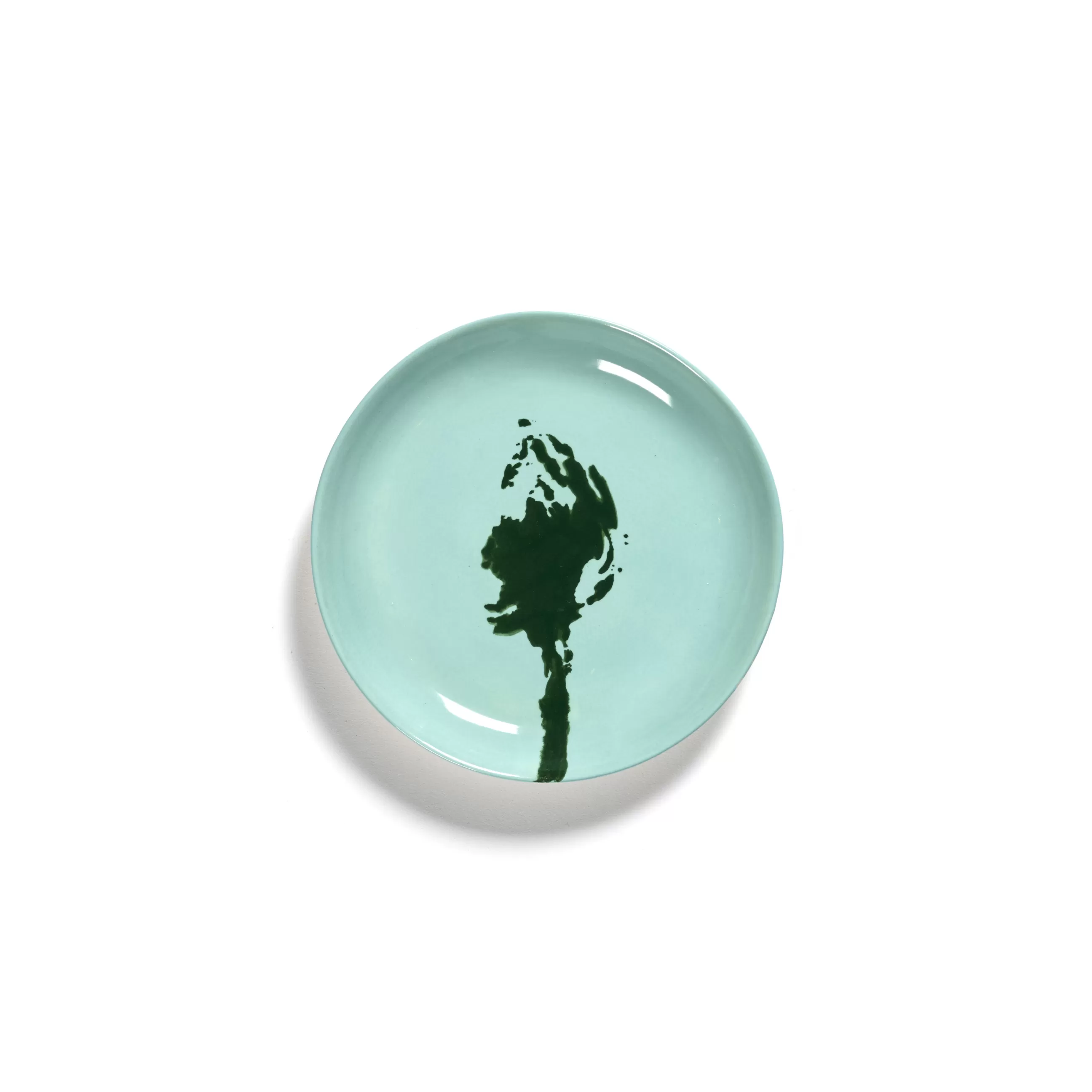 Assiettes>Serax Assiette A Mignardises Feast Ceramique Bleu Xs / O 16 Cm - Turquoise - Vert