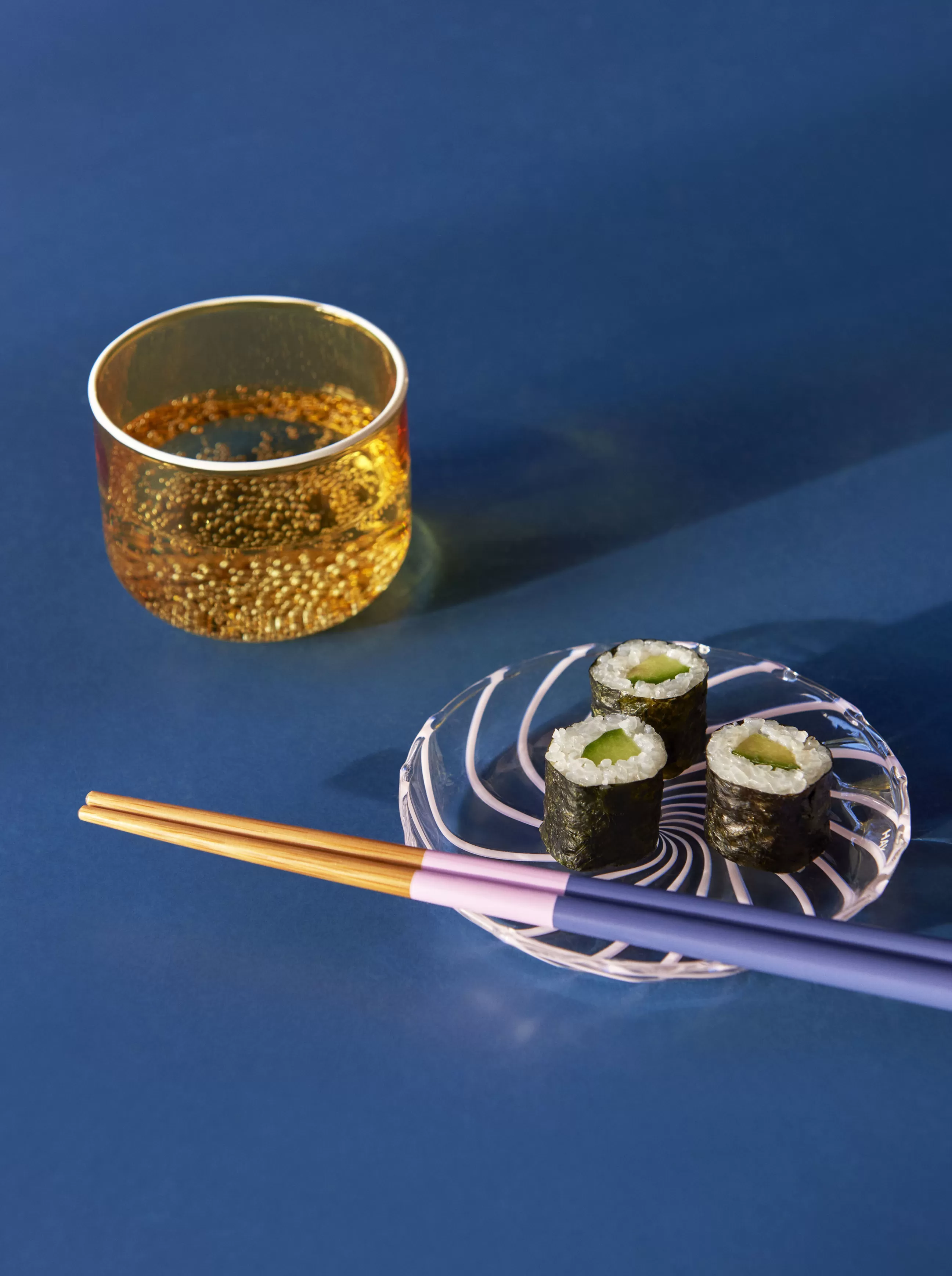 Assiettes>Hay Assiette A Mignardises Spin Verre Rose Transparent / Set De 2 - Verre - Rose - Transparent