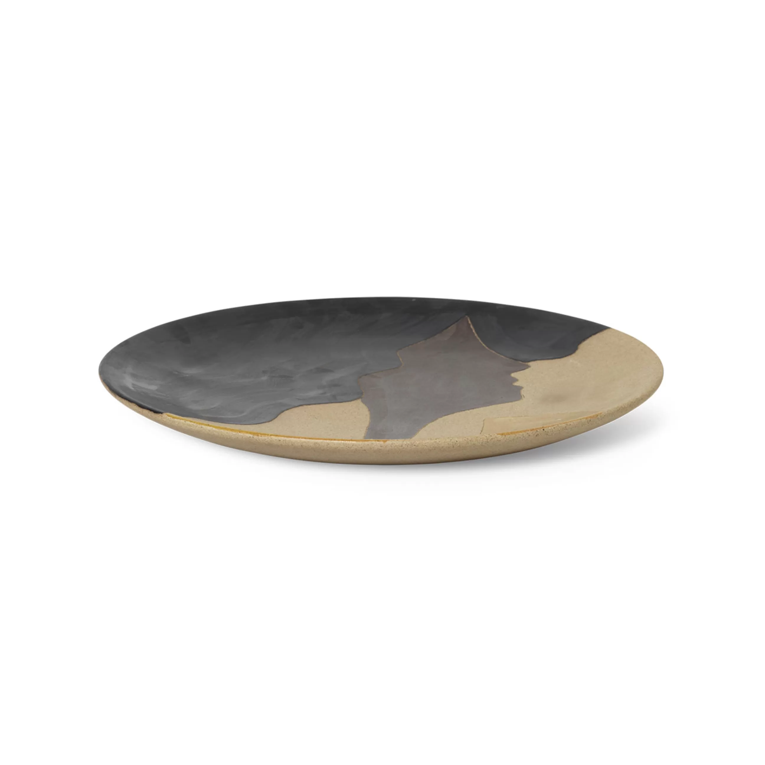 Assiettes>Ferm Living Assiette De Presentation Ceramic Ceramique / O 37,5 Cm - Peut Etre Fixee Au Mur - Multicolore