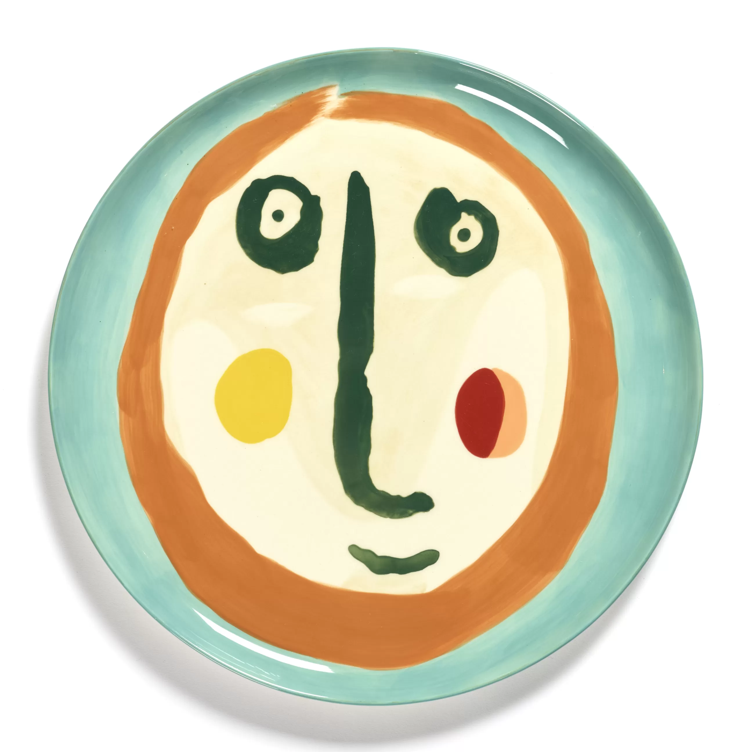 Assiettes>Serax Assiette De Presentation Feast Ceramique / O 35 X H 2 Cm - Multicolore