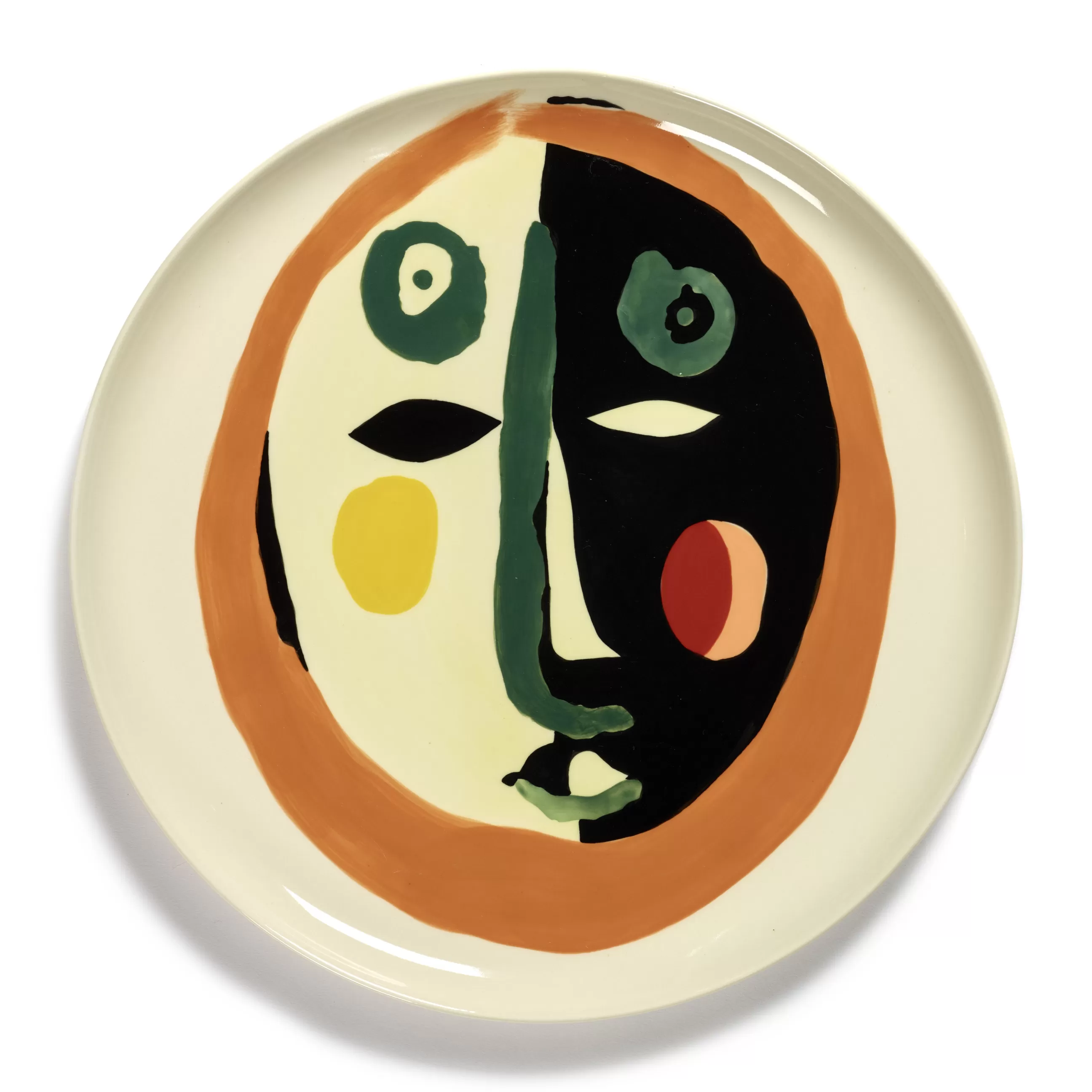 Assiettes>Serax Assiette De Presentation Feast Ceramique / O 35 X H 2 Cm - Multicolore
