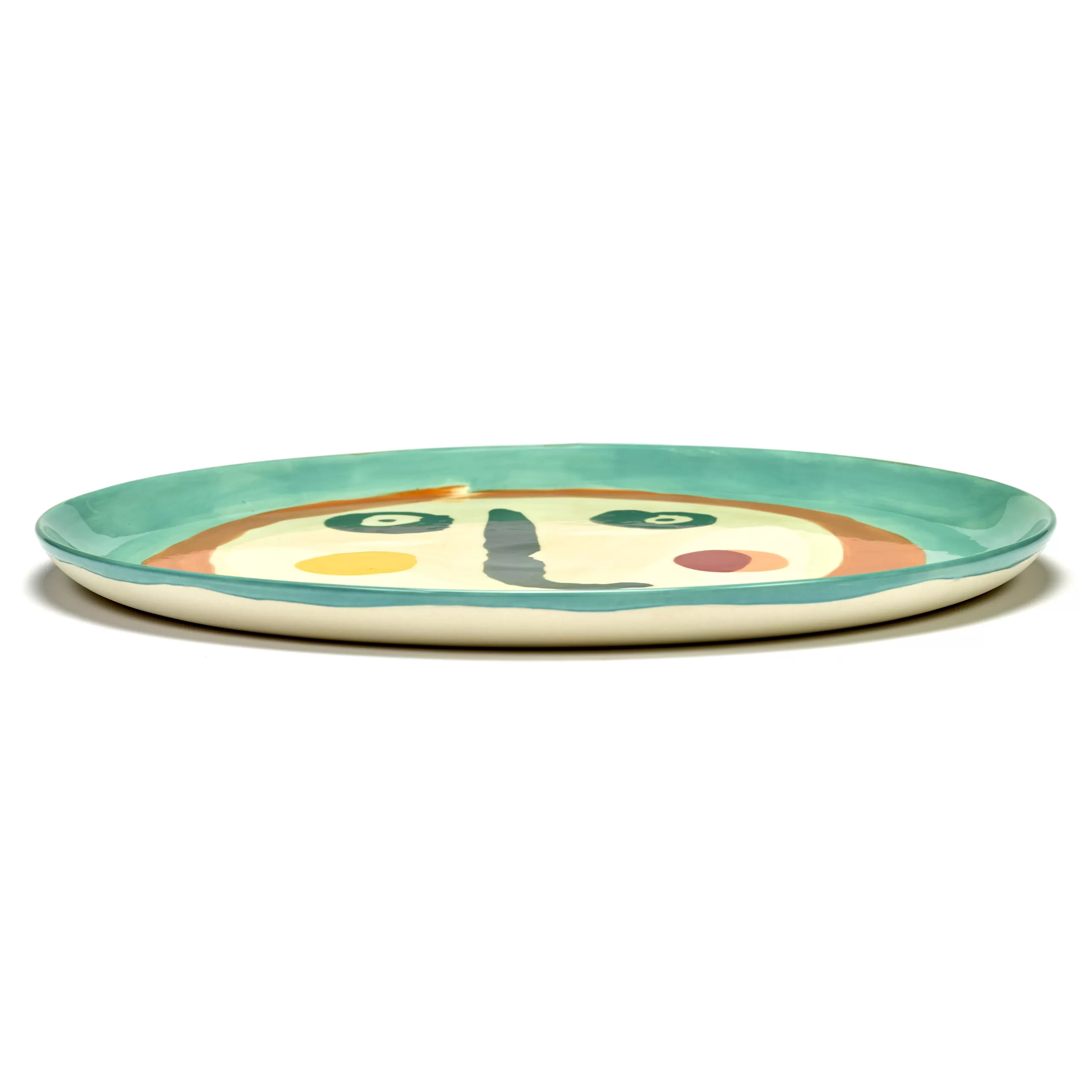 Assiettes>Serax Assiette De Presentation Feast Ceramique / O 35 X H 2 Cm - Multicolore