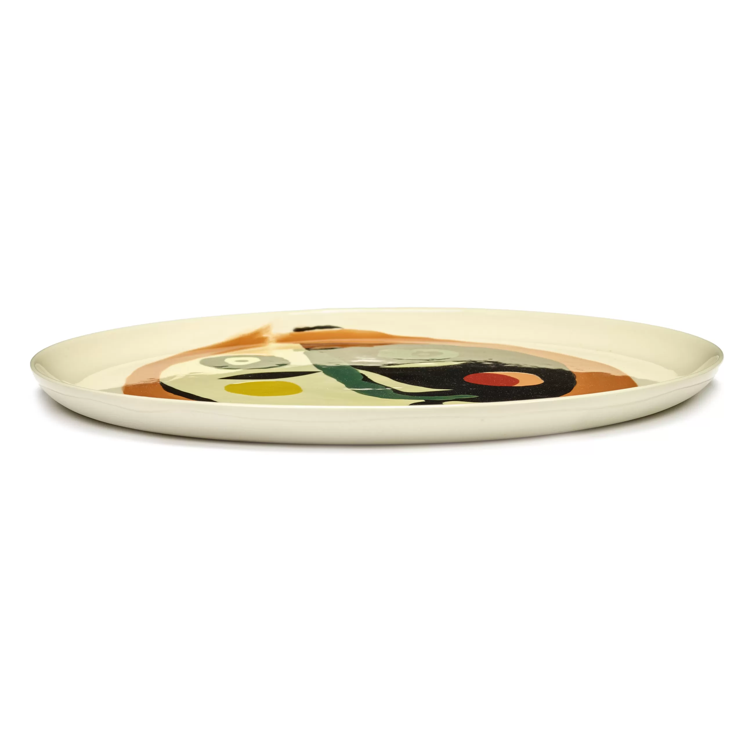 Assiettes>Serax Assiette De Presentation Feast Ceramique / O 35 X H 2 Cm - Multicolore