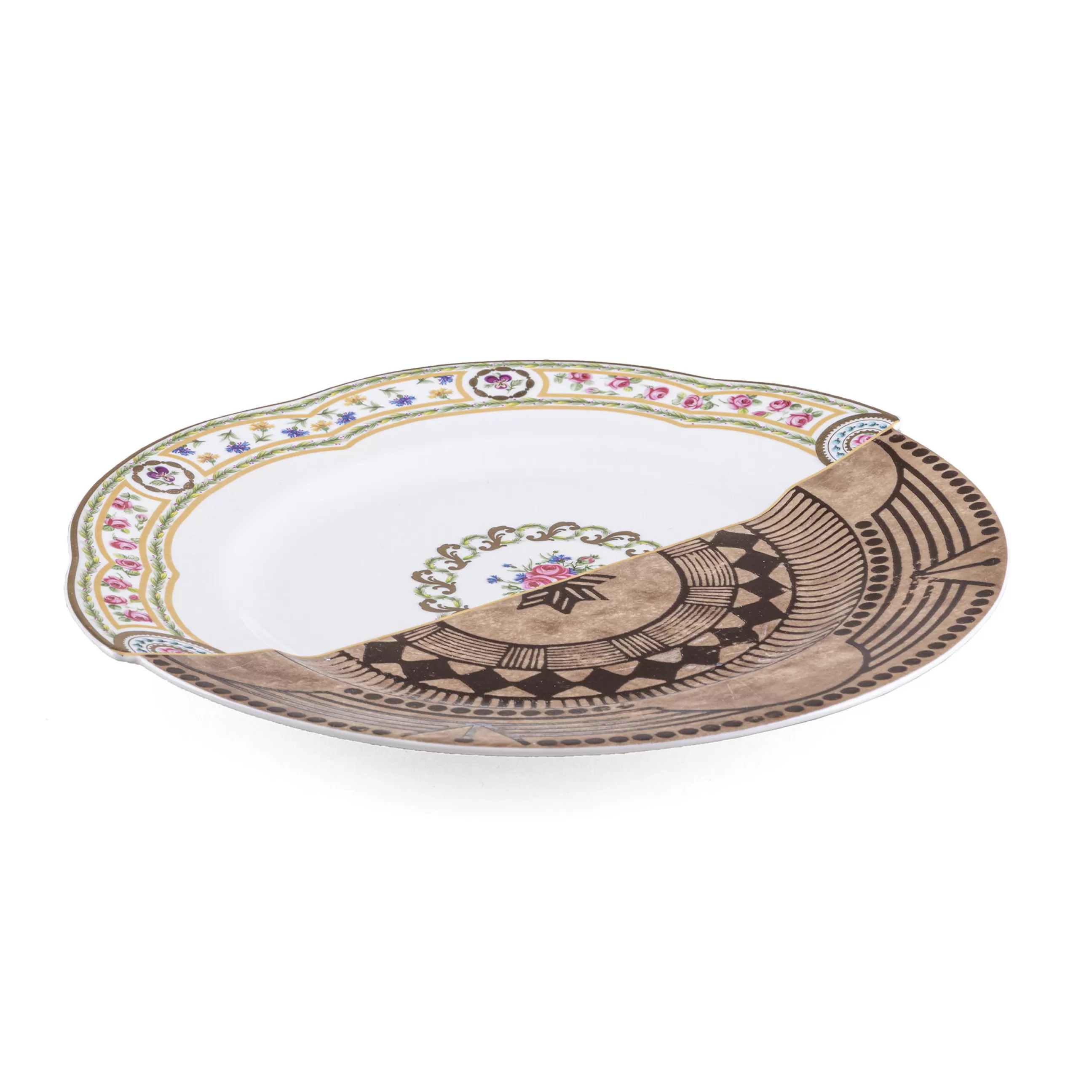 Assiettes>Seletti Assiette Hybrid Ceramique / O 27,5 Cm - Multicolore