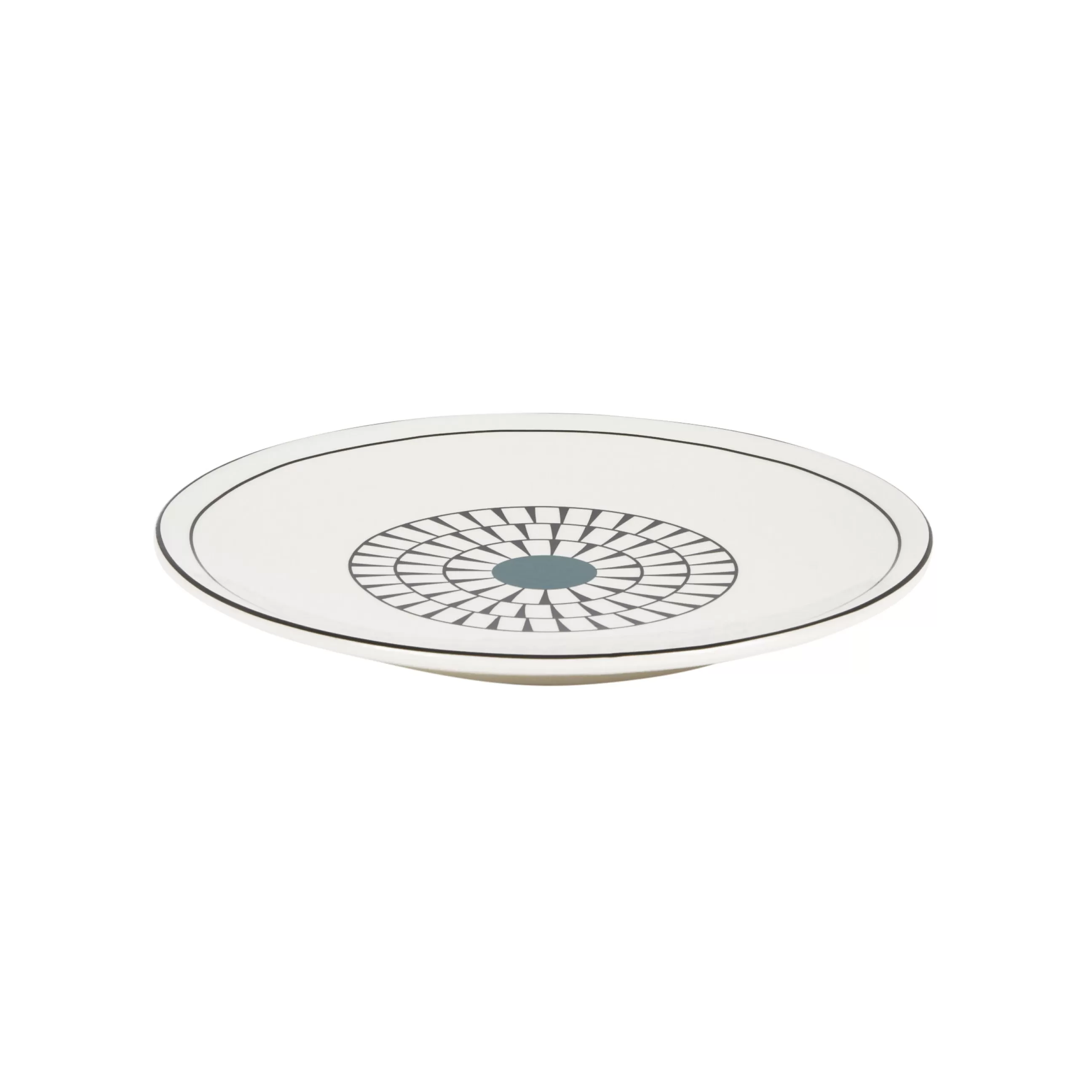 Assiettes>Maison Sarah Lavoine Assiette Plate Soleil Ceramique Bleu / O 24 Cm - Bleu Sarah