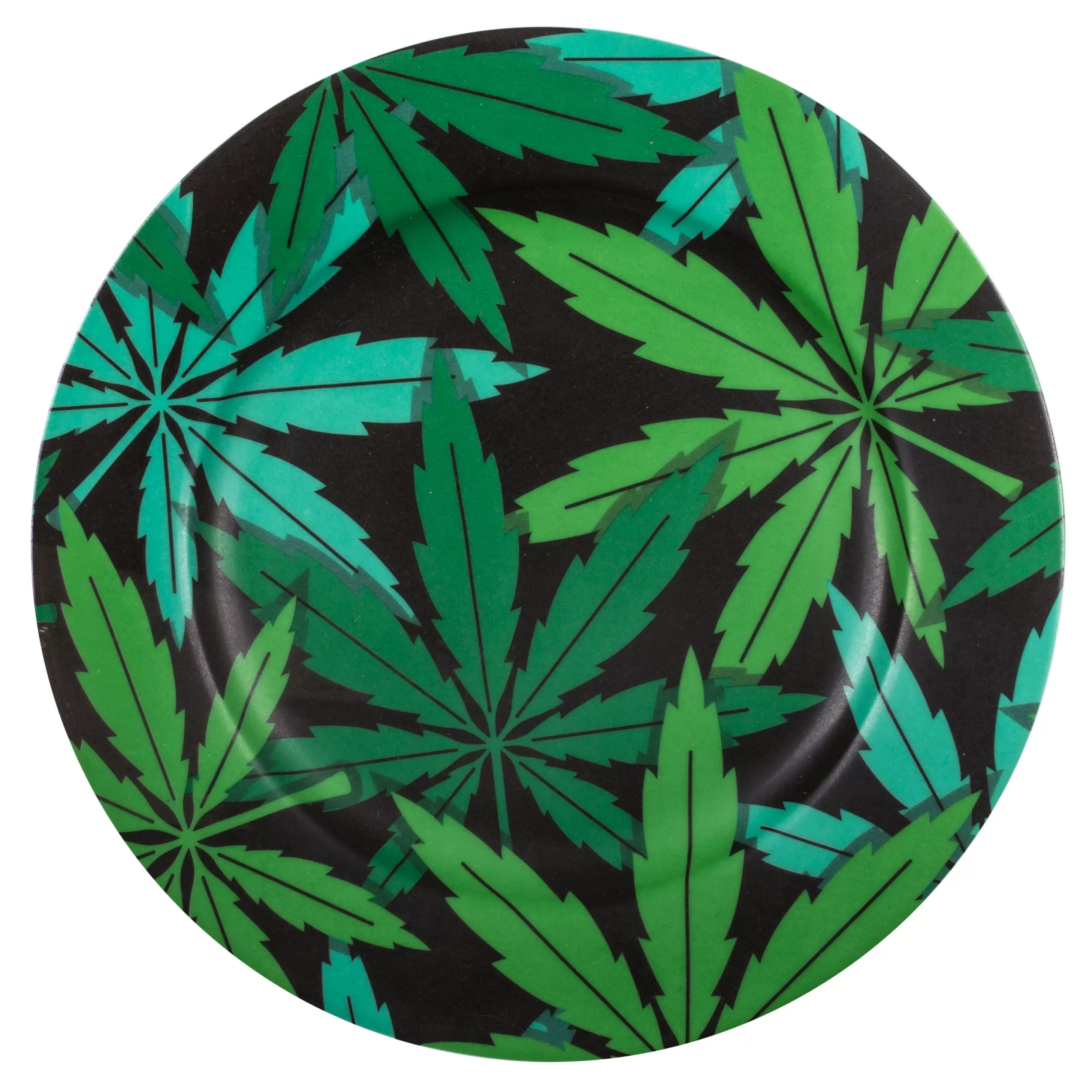 Assiettes>Seletti Assiette Weed Ceramique / Porcelaine - O 27 Cm - Vert