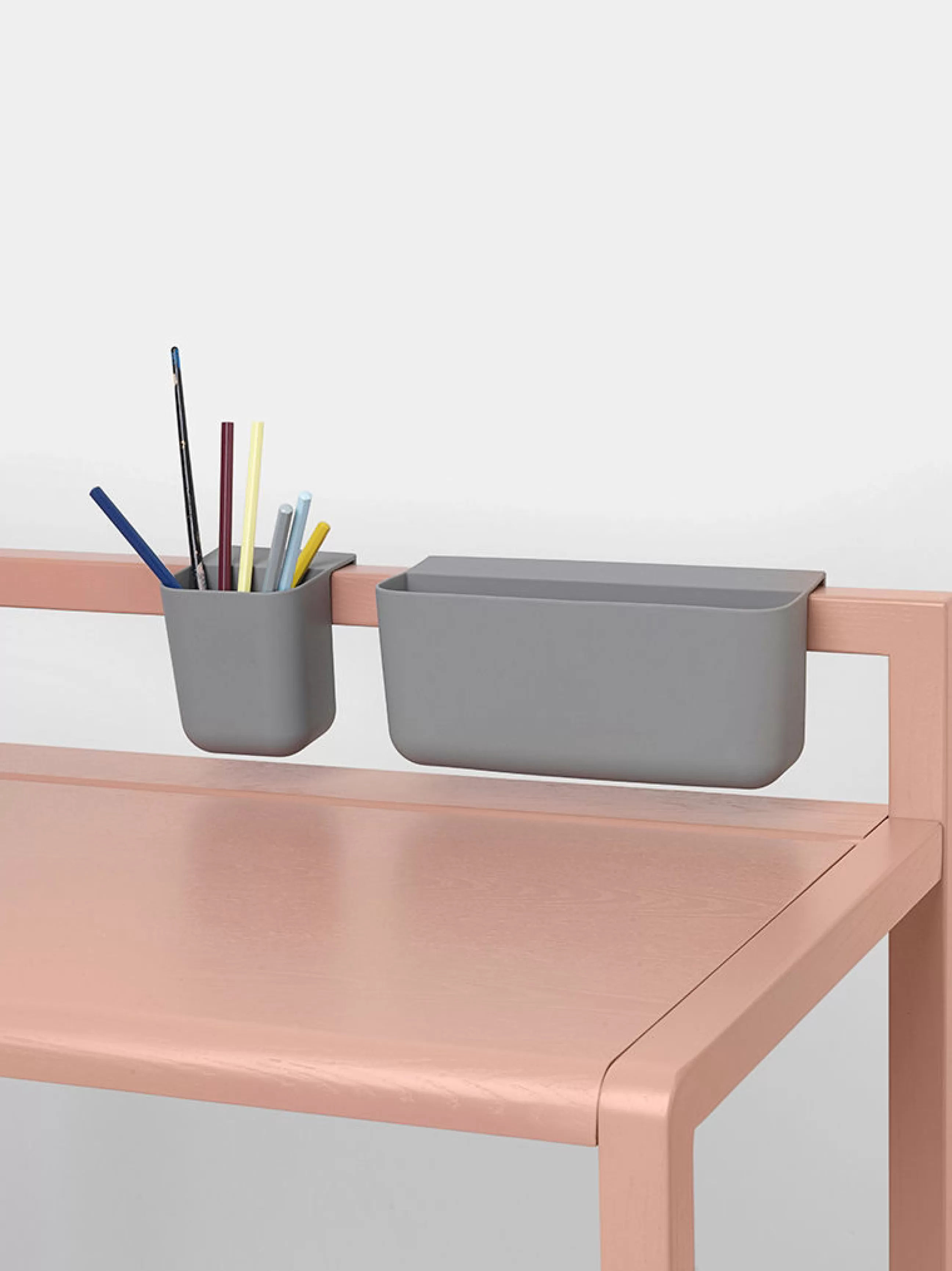 Accessoires Bureau>Ferm Living Bac Little Architect Large Plastique / Silicone - Gris