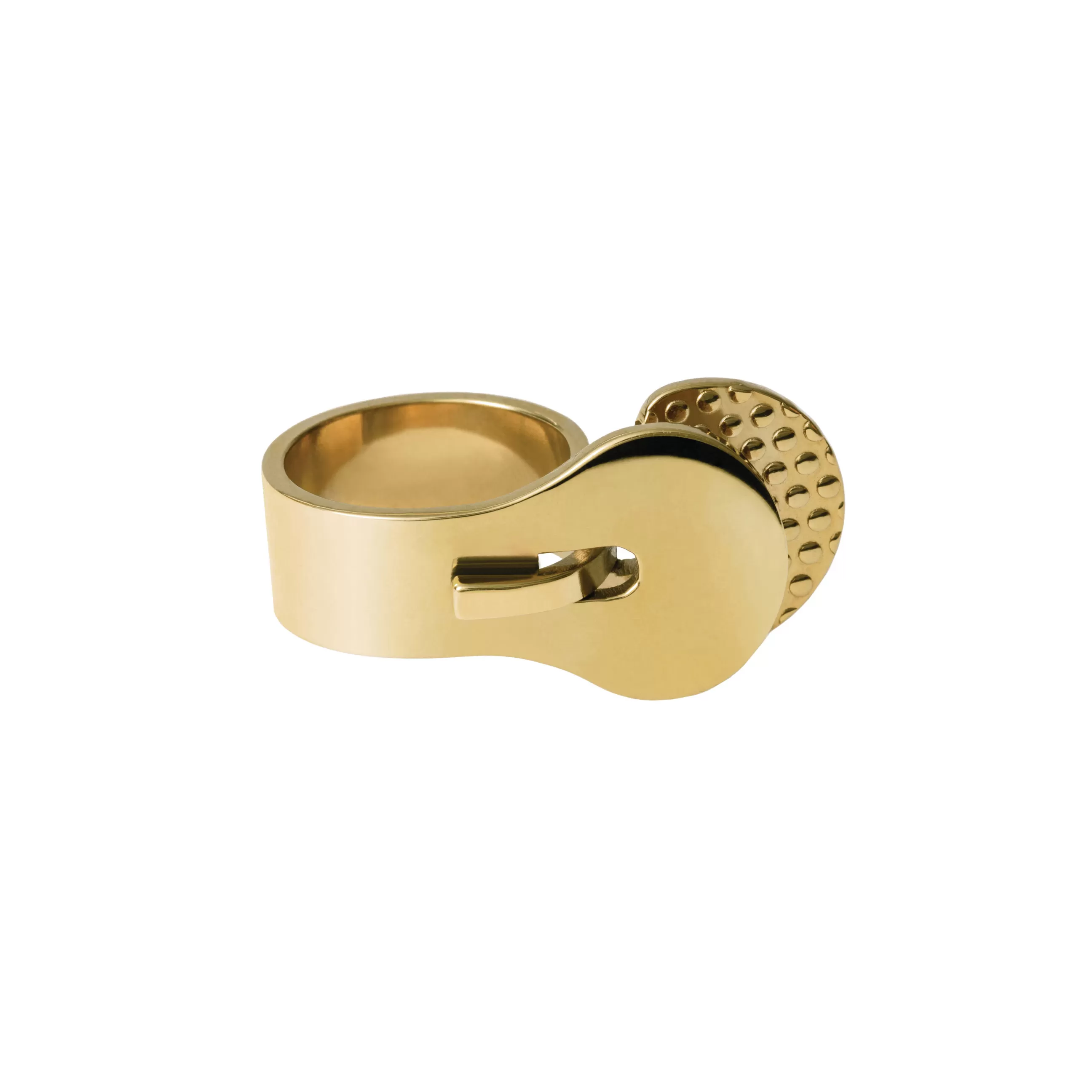 Bijoux Porte Cles>Alessi Bague Venusia - Trama Metal / Medium - Or