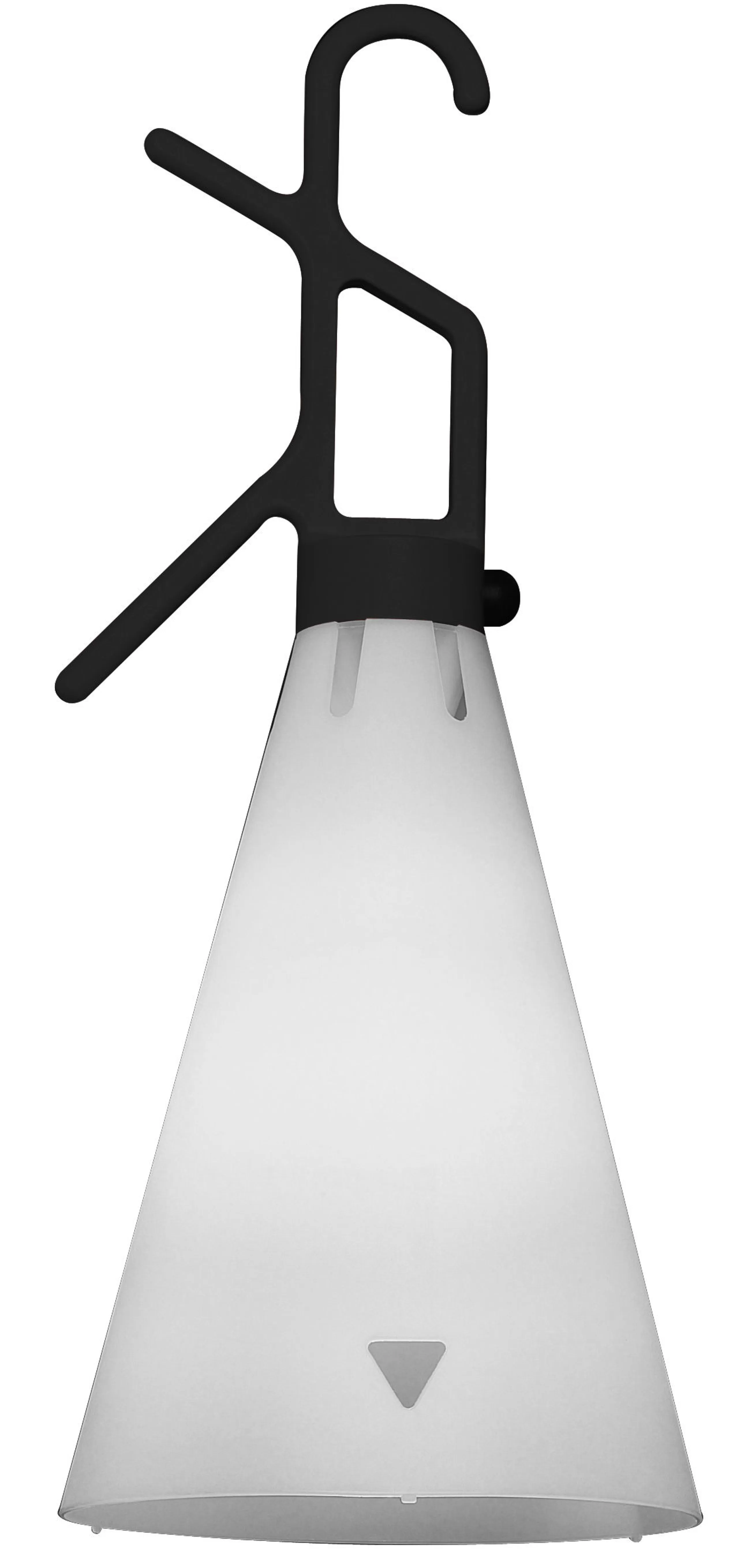 Luminaires Iconiques>Flos Baladeuse Mayday Indoor Plastique/ H 53 Cm - Blanc Opalin - Noir