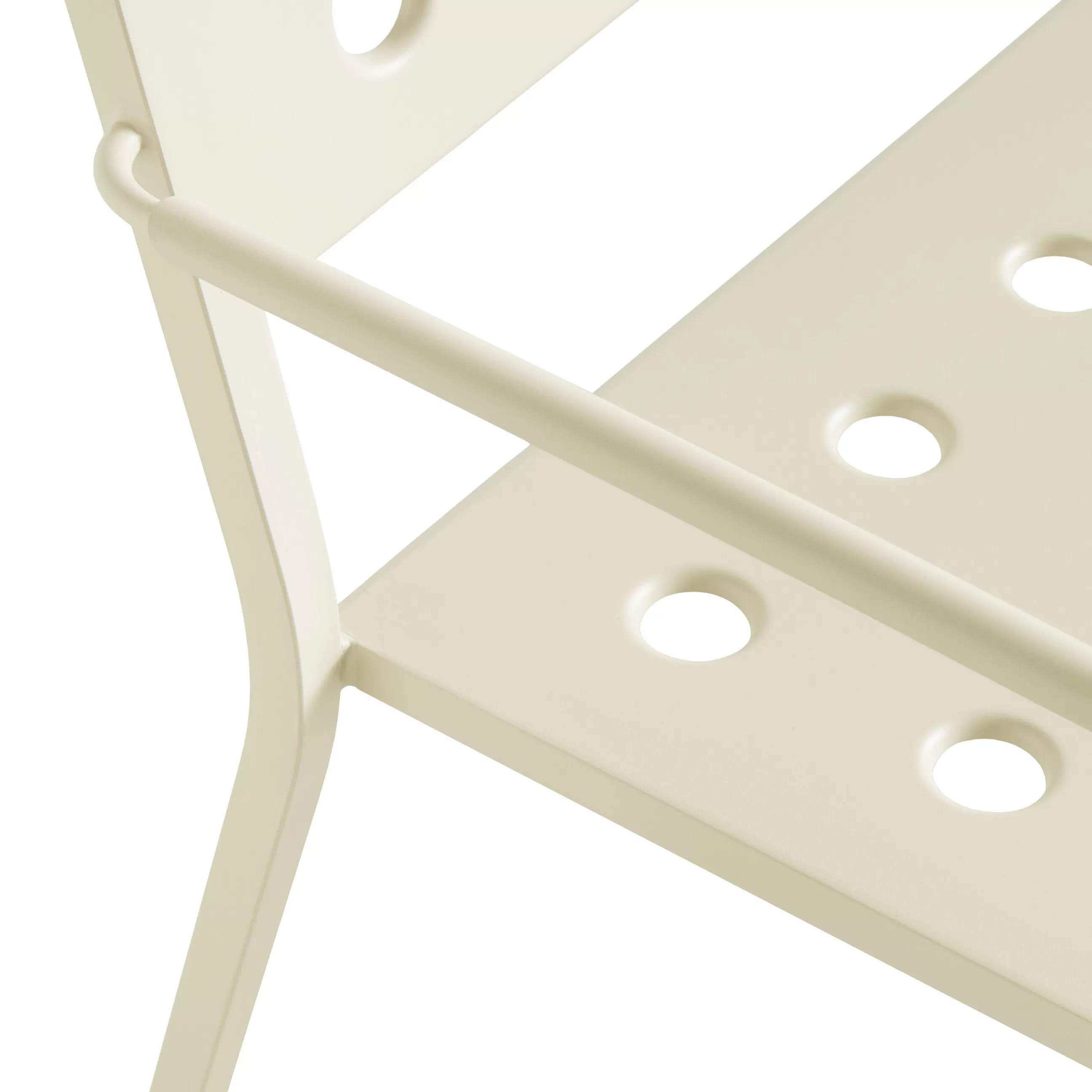 Bancs De Jardin>Hay Banc Avec Dossier Balcony Lounge Metal Beige / Avec Accoudoirs - L 121,5 Cm - Beige Craie