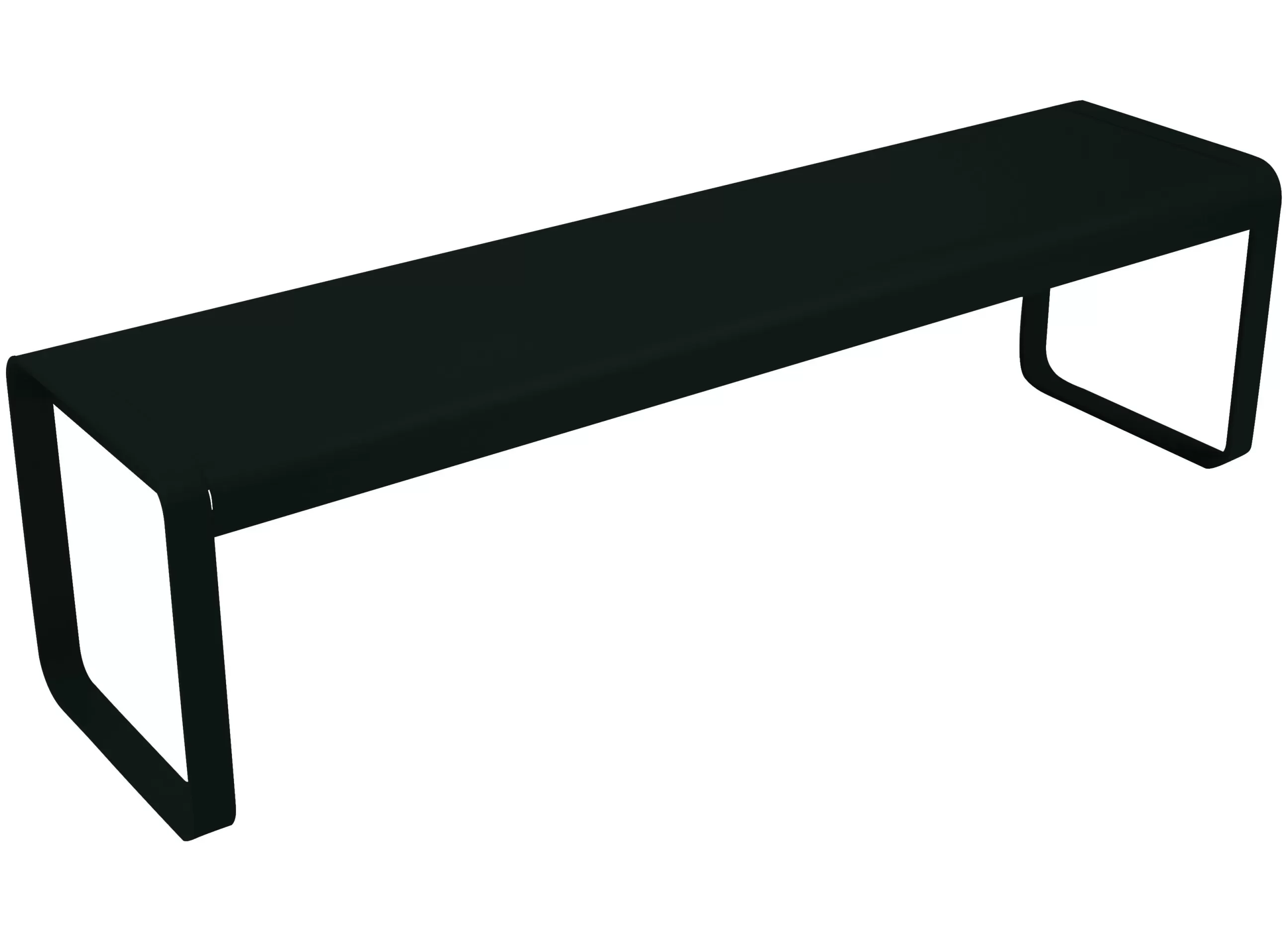 Bancs>Fermob Banc Bellevie Metal Noir / L 161 Cm - 4 Places - Reglisse