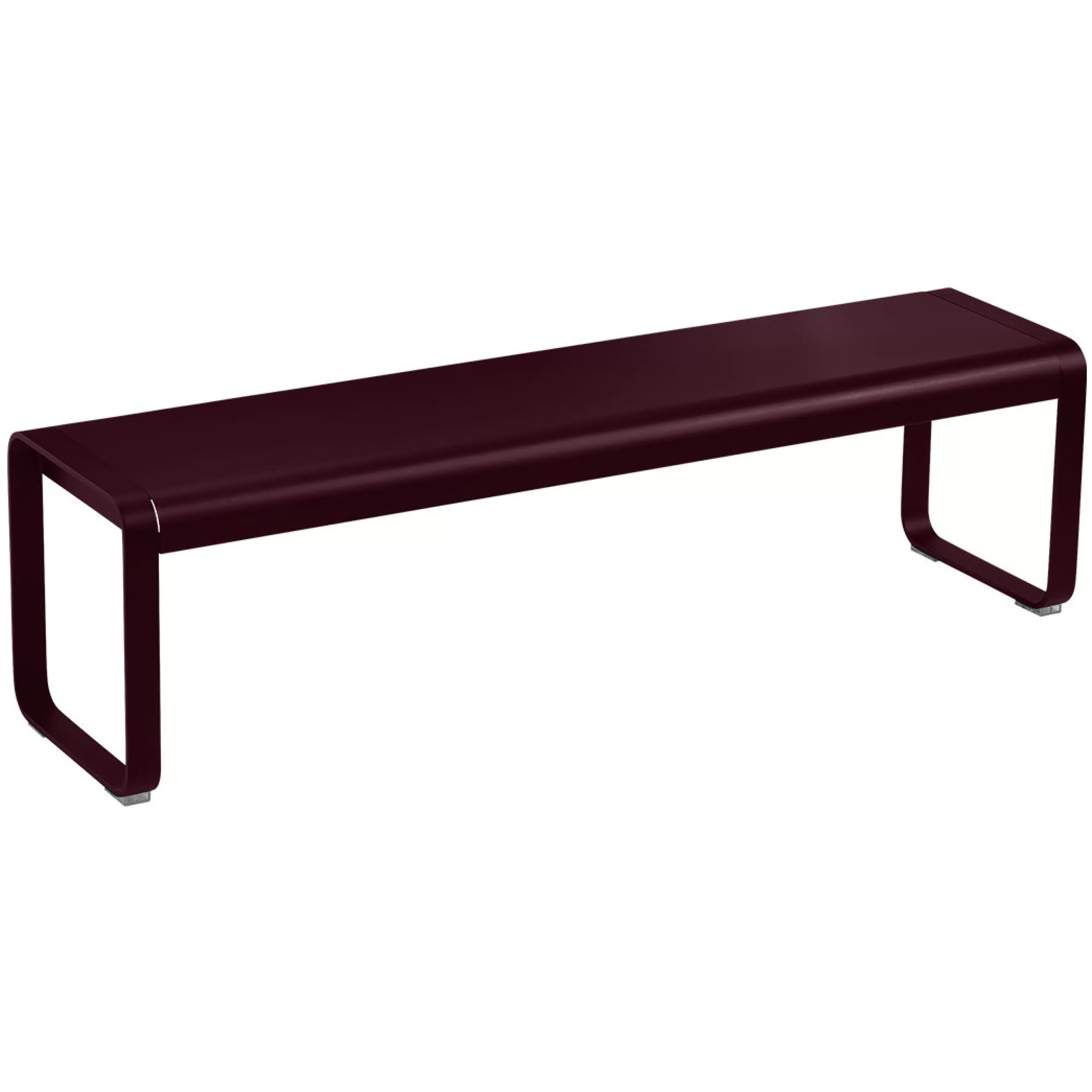 Bancs De Jardin>Fermob Banc Bellevie Metal Rouge / L 161 Cm - 4 Places - Cerise Noire