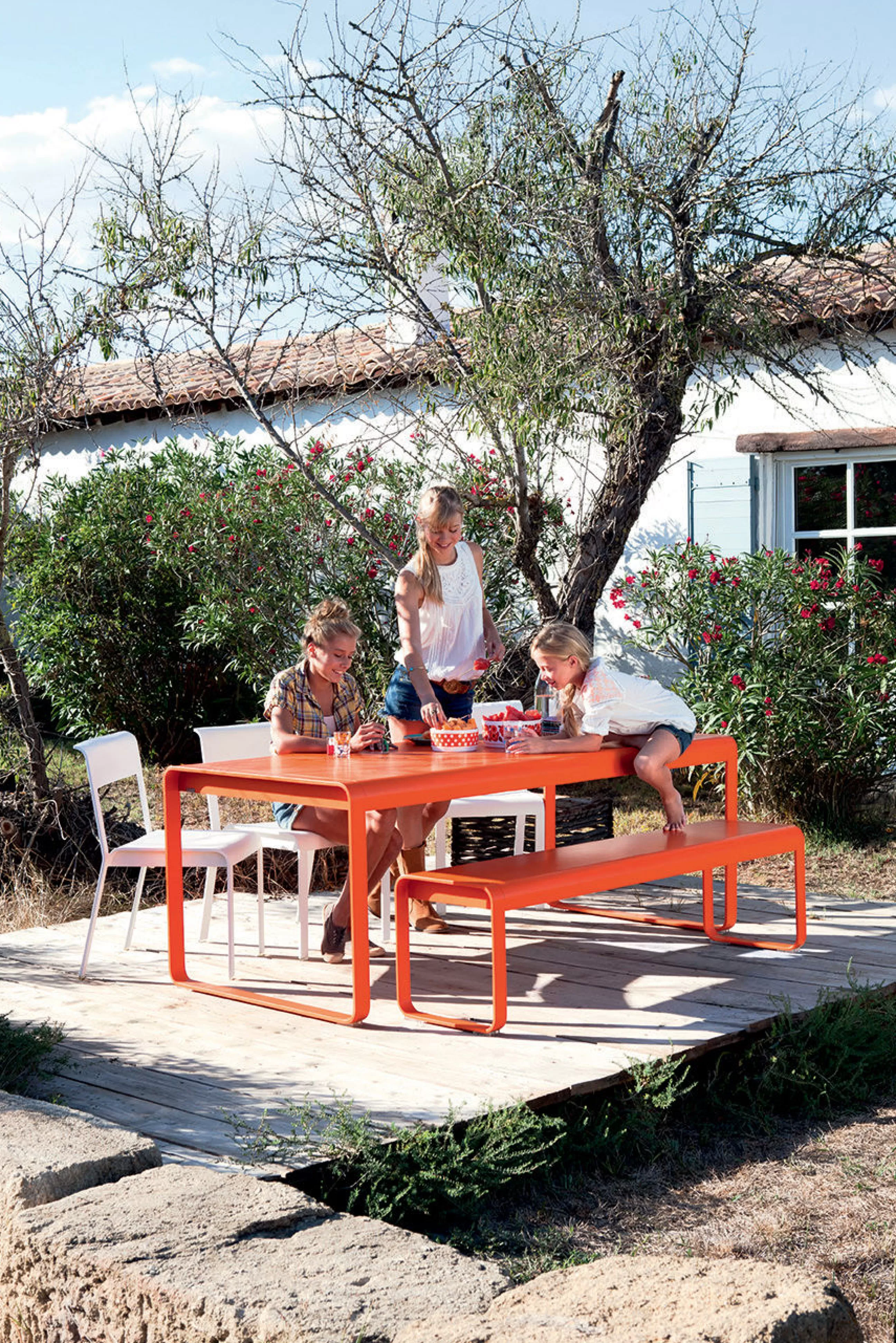 Bancs>Fermob Banc Bellevie Metal Vert / L 161 Cm - 4 Places - Cactus