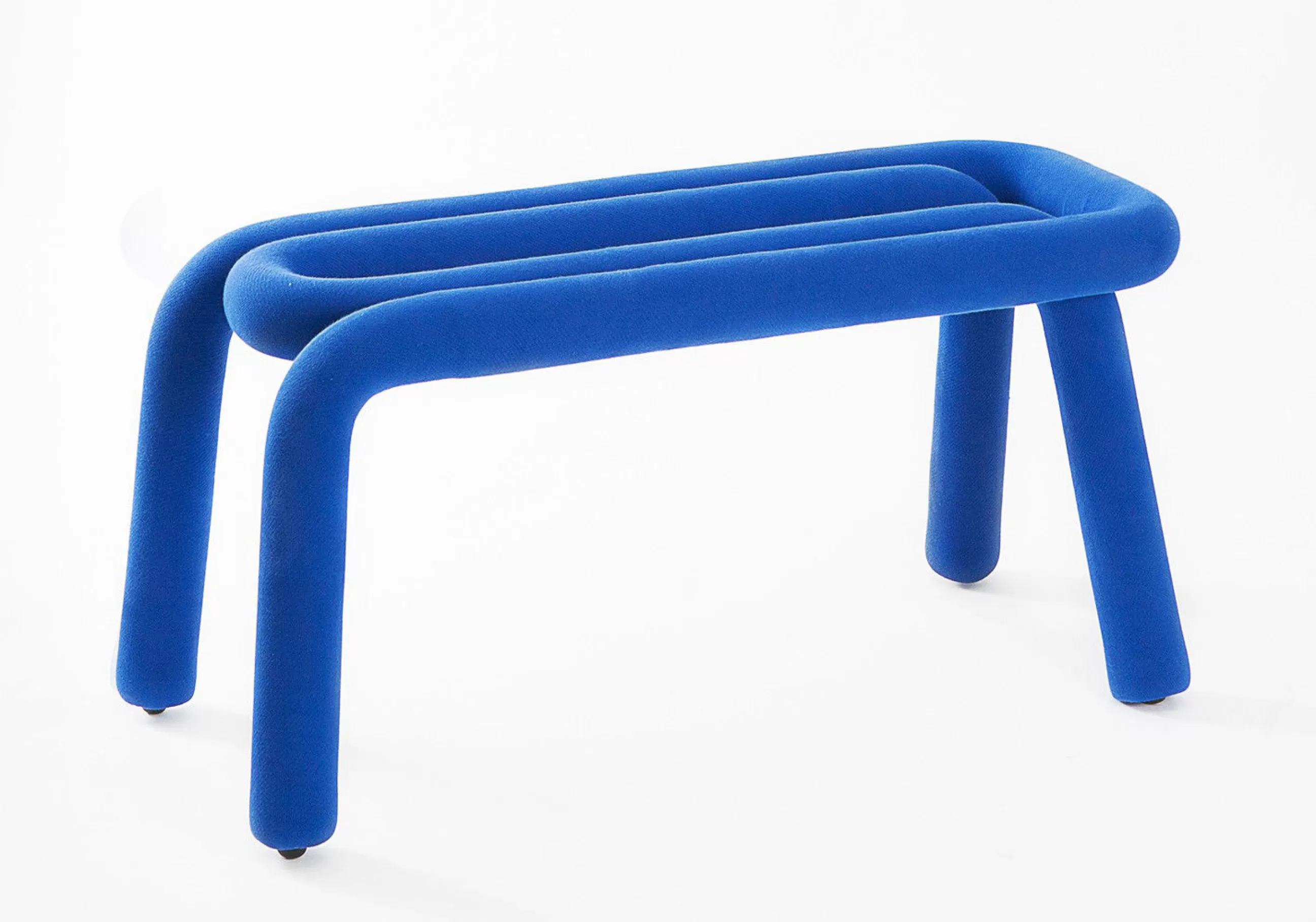 Bancs>Moustache Banc Bold Tissu/ L 100 Cm - Bleu