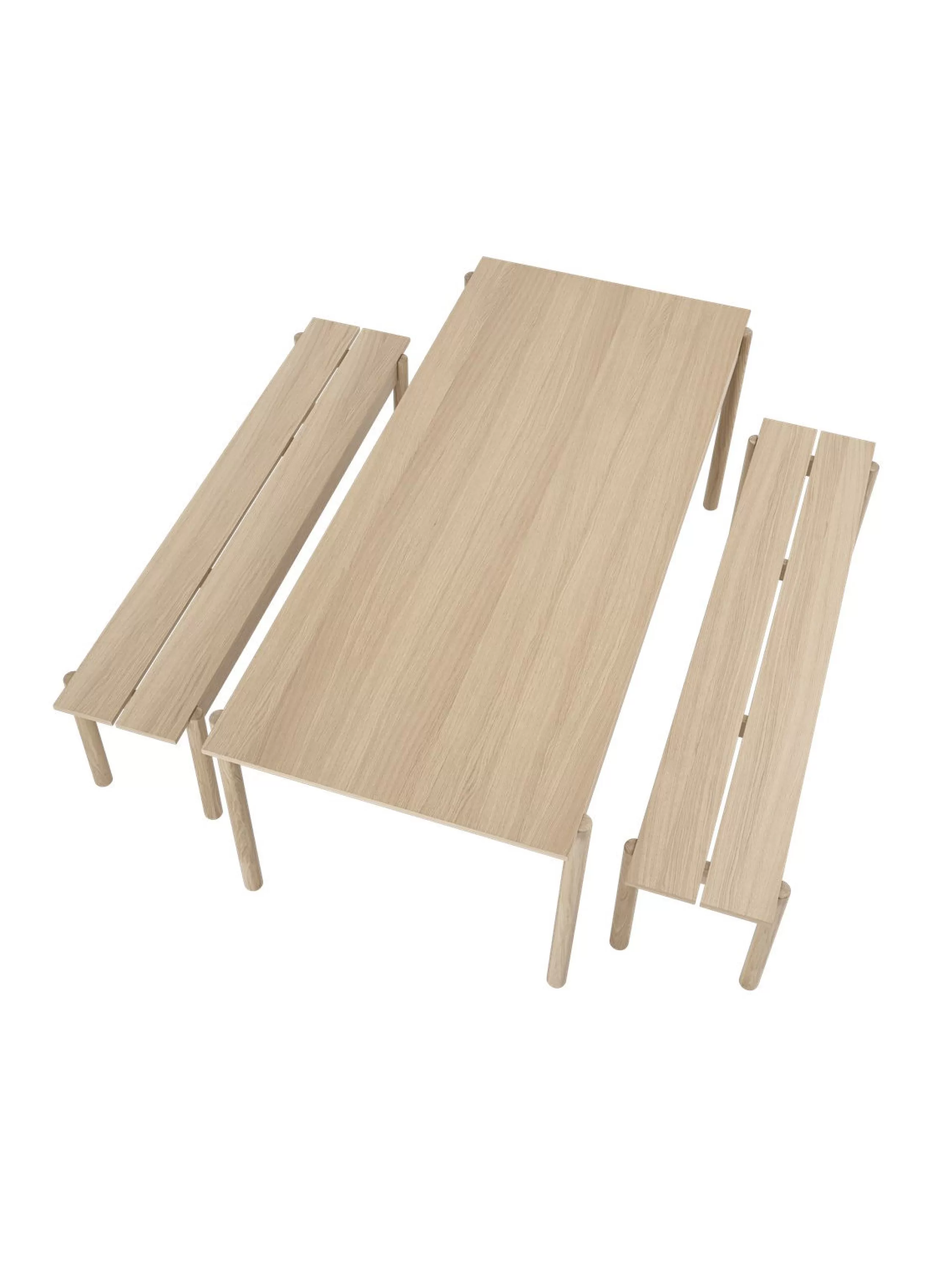 Bancs>Muuto Banc Linear Bois Naturel / Bois - L 170 Cm - Chene Naturel