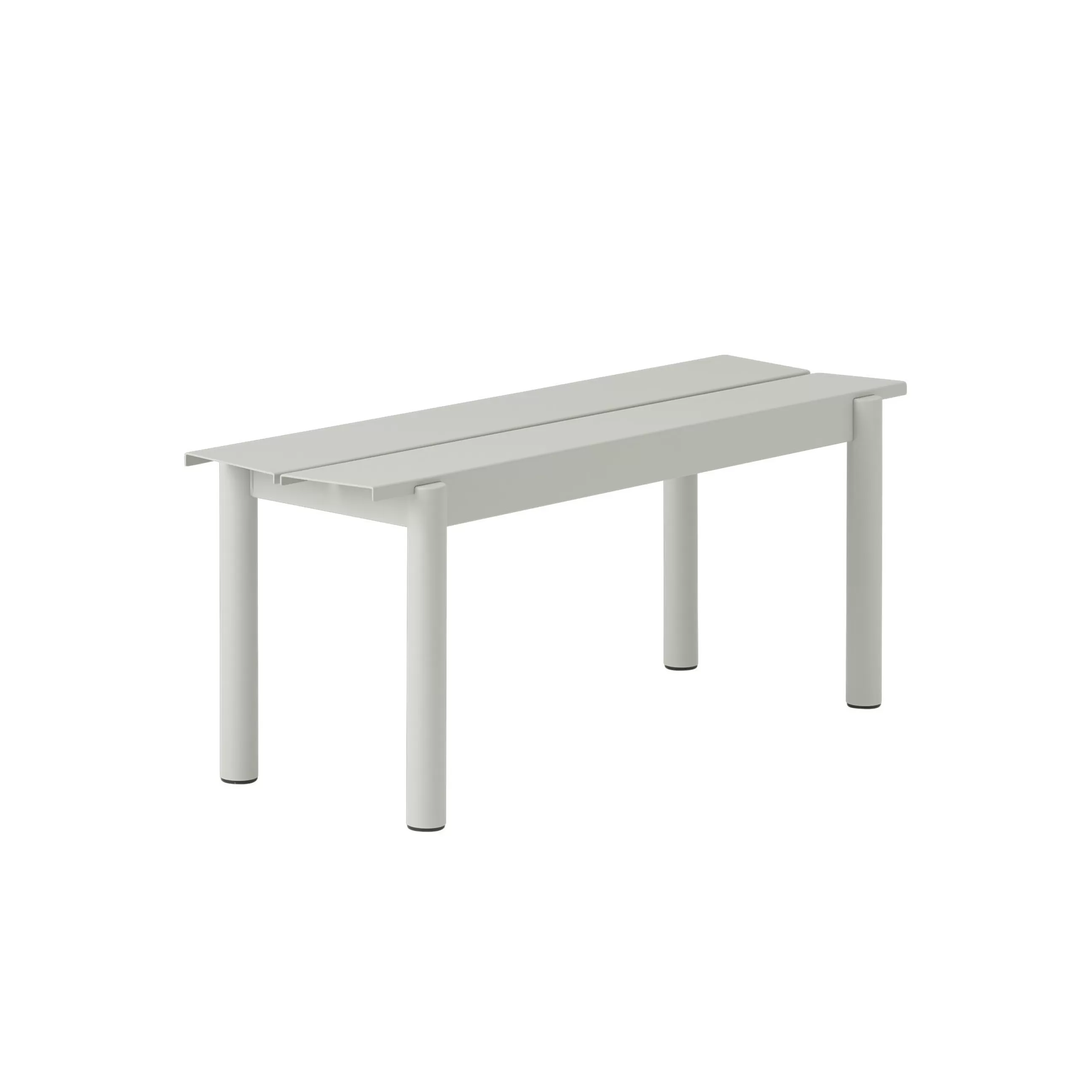 Bancs De Jardin>Muuto Banc Linear Metal Gris / L 110 Cm - Gris Clair