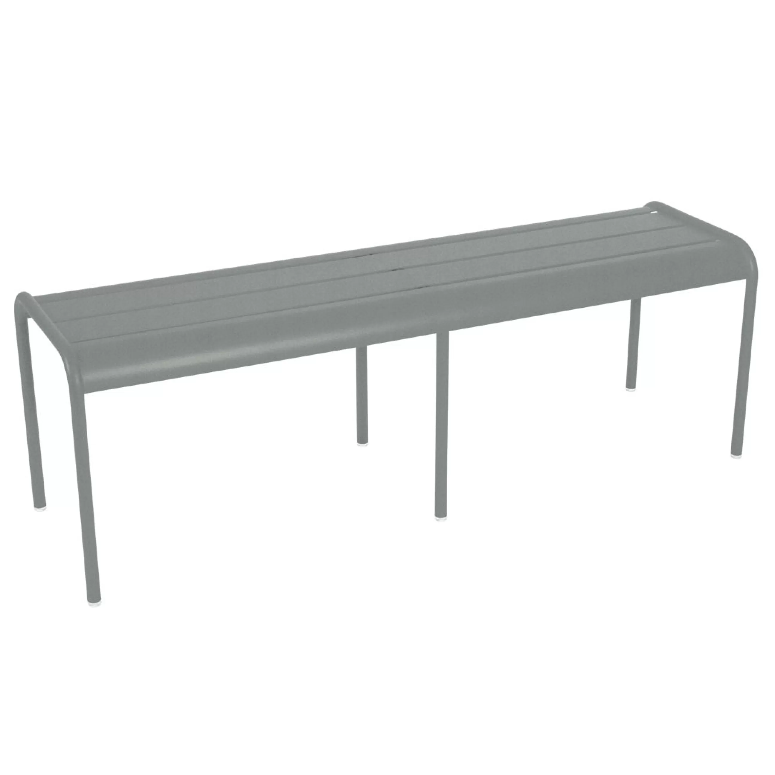 Bancs De Jardin>Fermob Banc Luxembourg Metal Gris 3/4 Places / L 145 Cm - Aluminium - Gris Lapilli