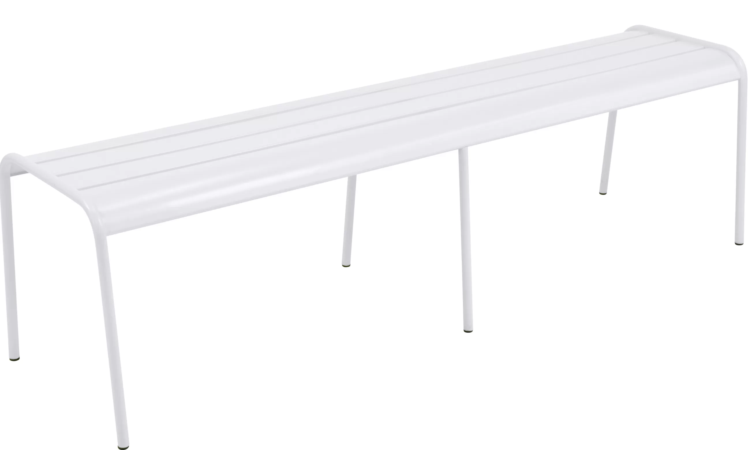 Bancs>Fermob Banc Monceau Xl Metal Blanc / L 160 Cm - 3 A 4 Places - Blanc Coton