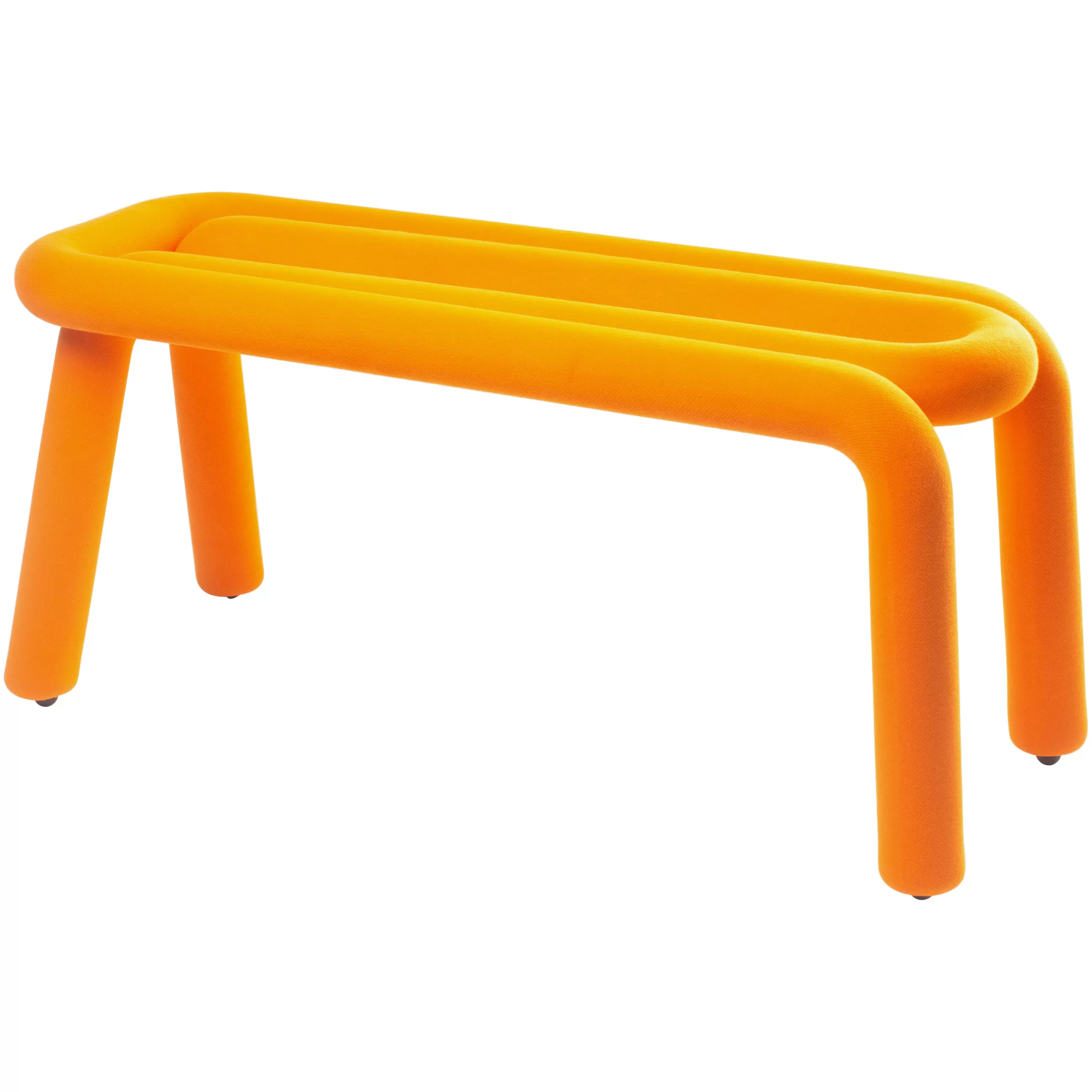 Bancs>Moustache Banc Rembourre Bold Tissu/ L 100 Cm - Orange