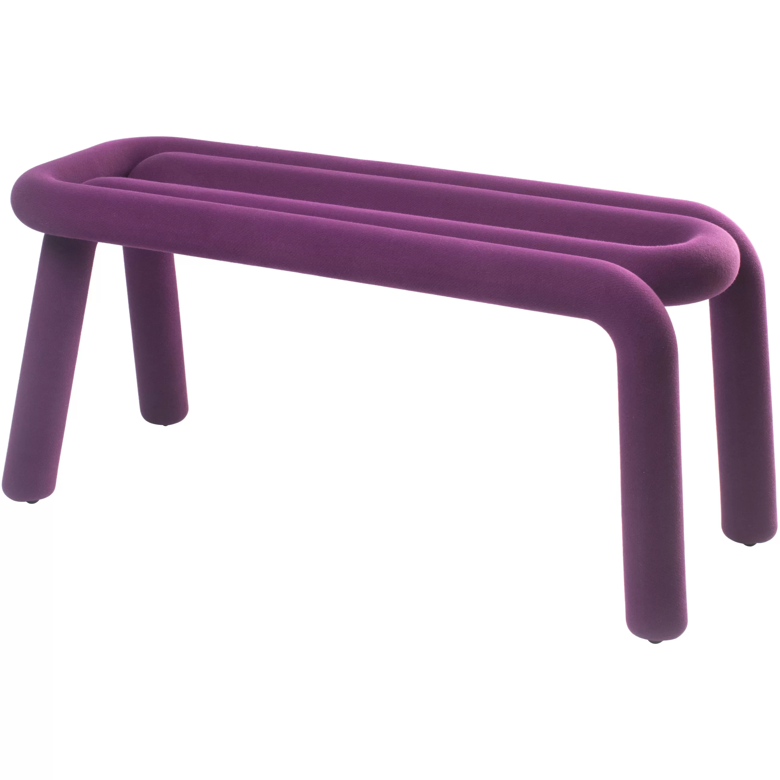 Bancs>Moustache Banc Rembourre Bold Tissu/ L 100 Cm - Violet